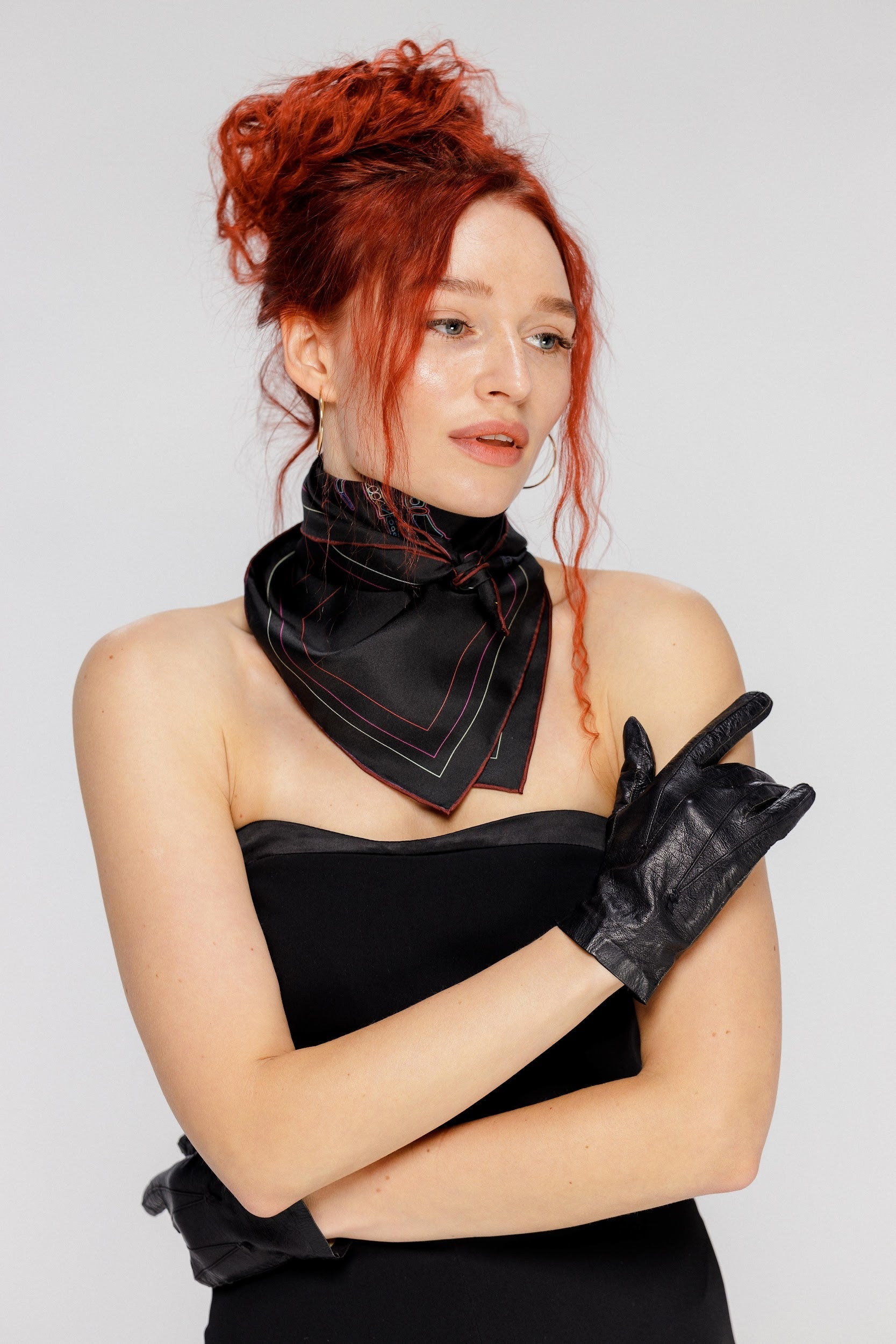 Scorpio| Square Silk Scarf