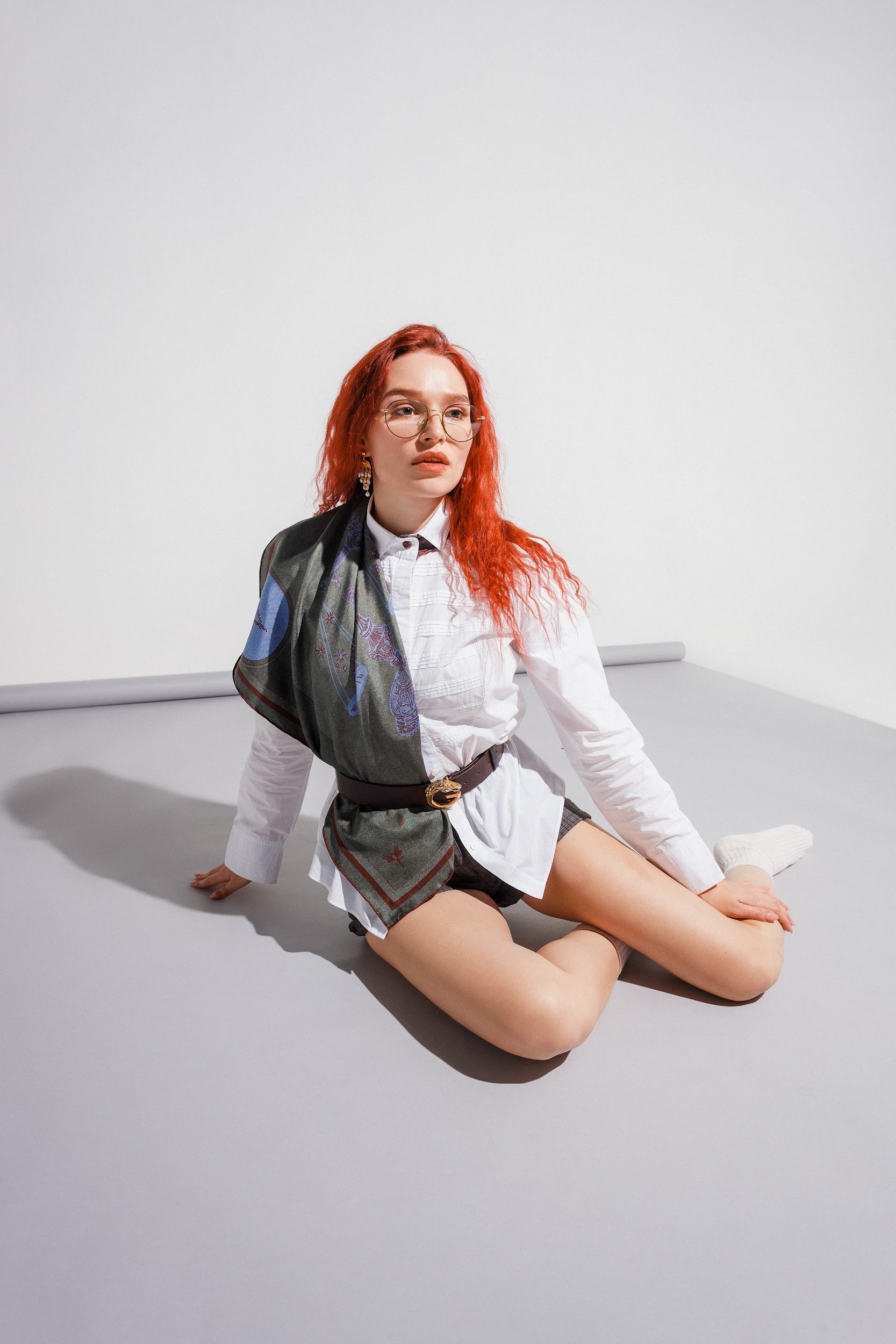 Libra | Square Silk Scarf