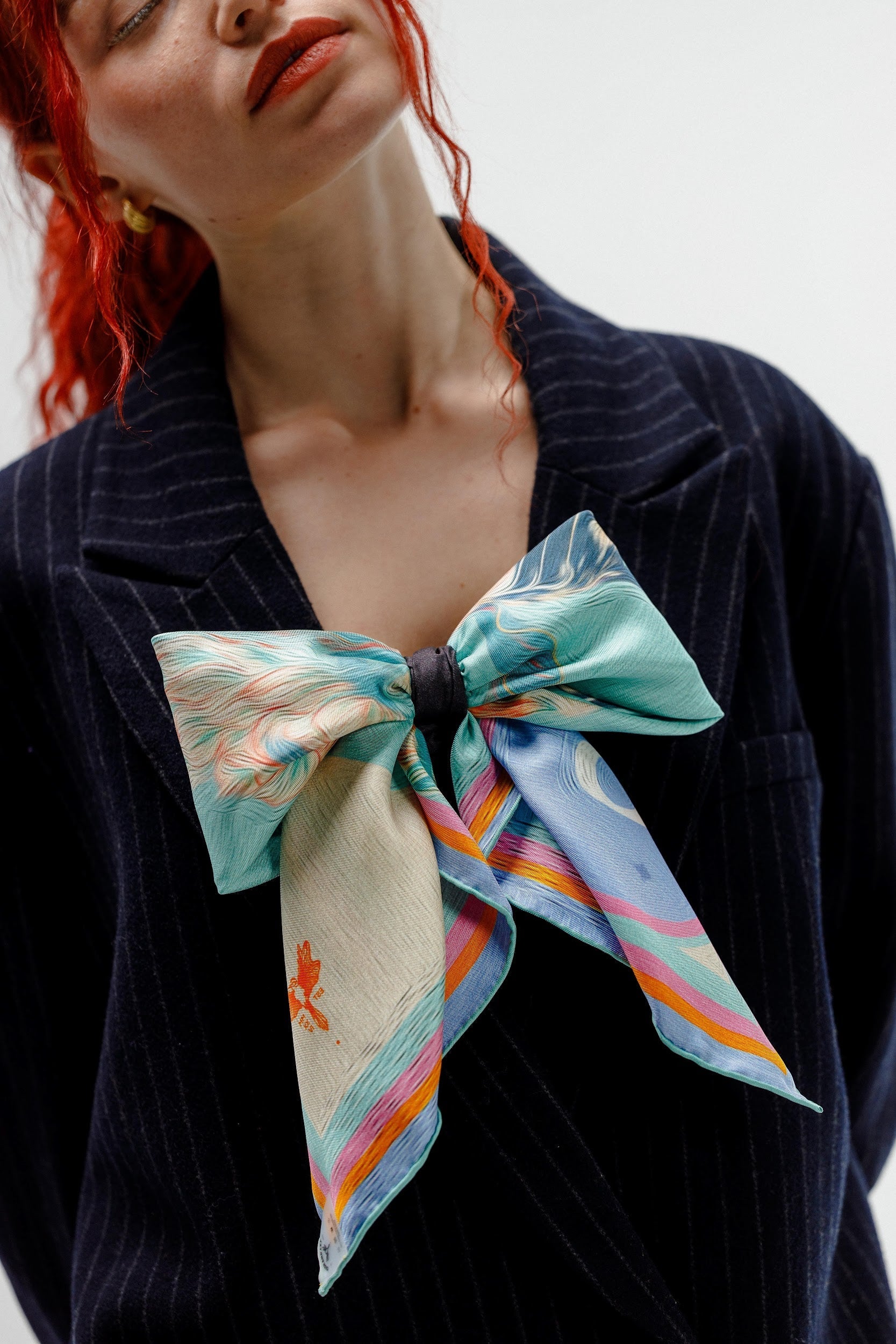 Leo | Square Silk Scarf