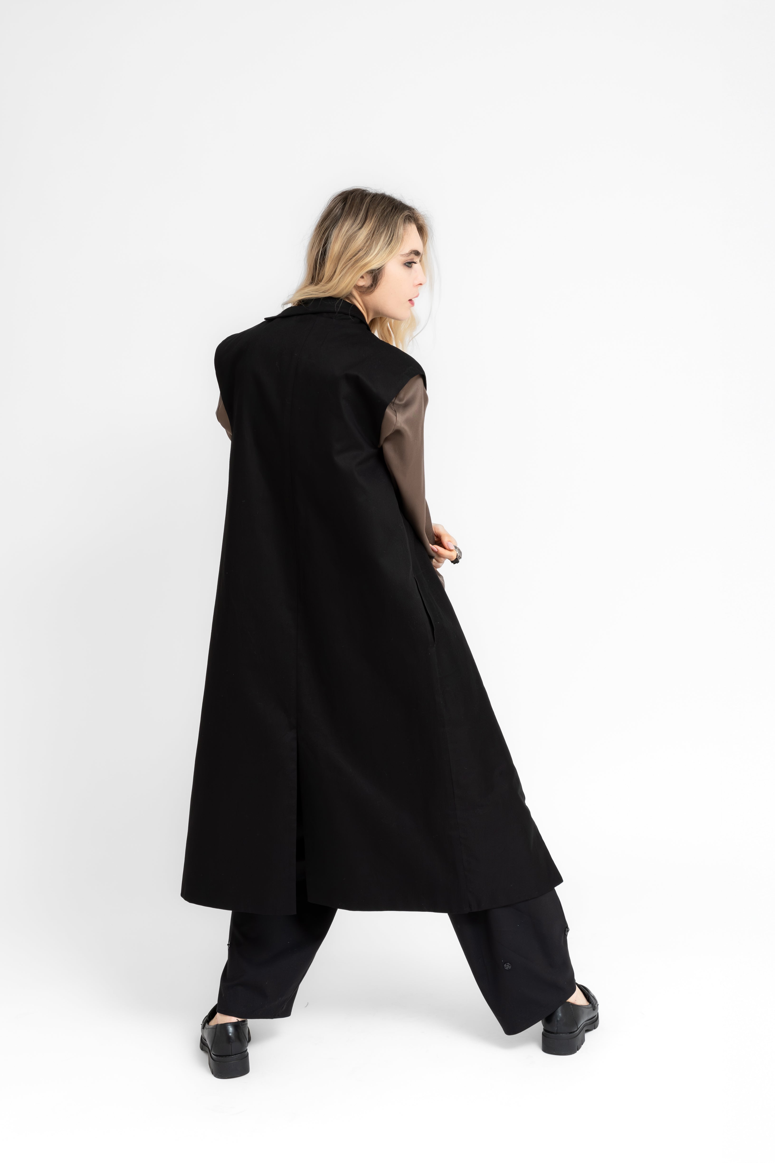 Steinfall Structured Asymmetric Cuts Long Vest