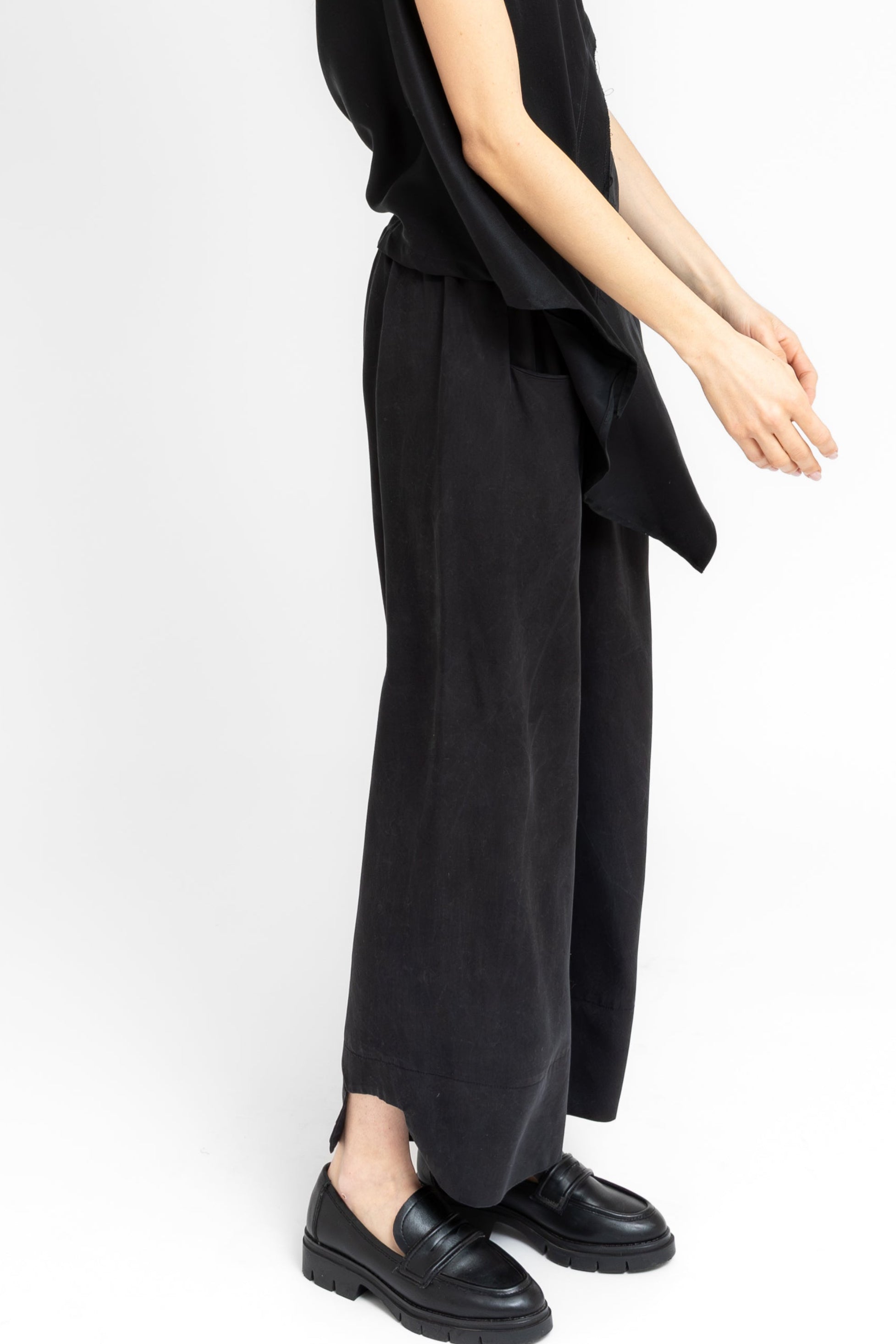 Geometric Square Cuts Cullottes Trousers