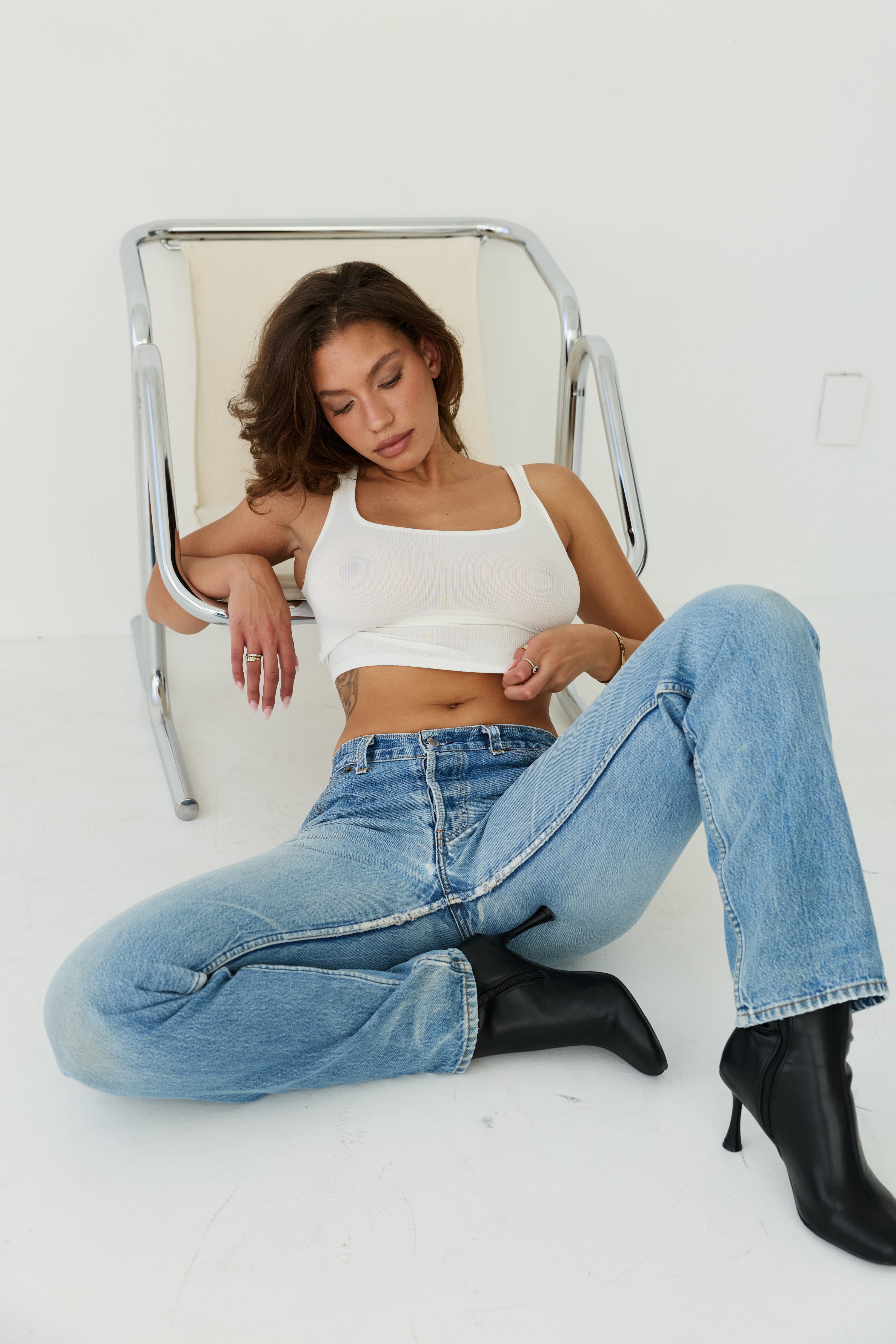 90's Low Waist Relaxed Jean