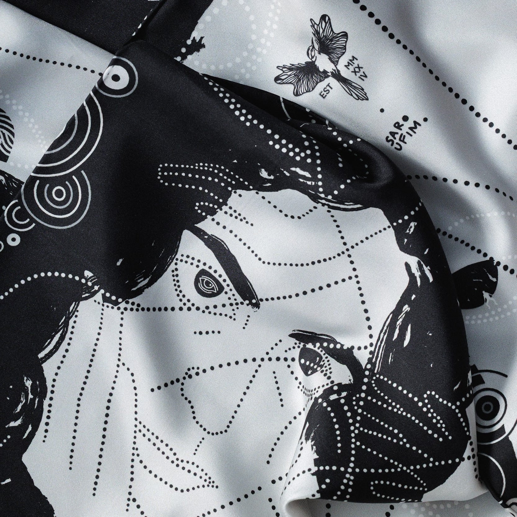 Look For Me | Square Silk Scarf