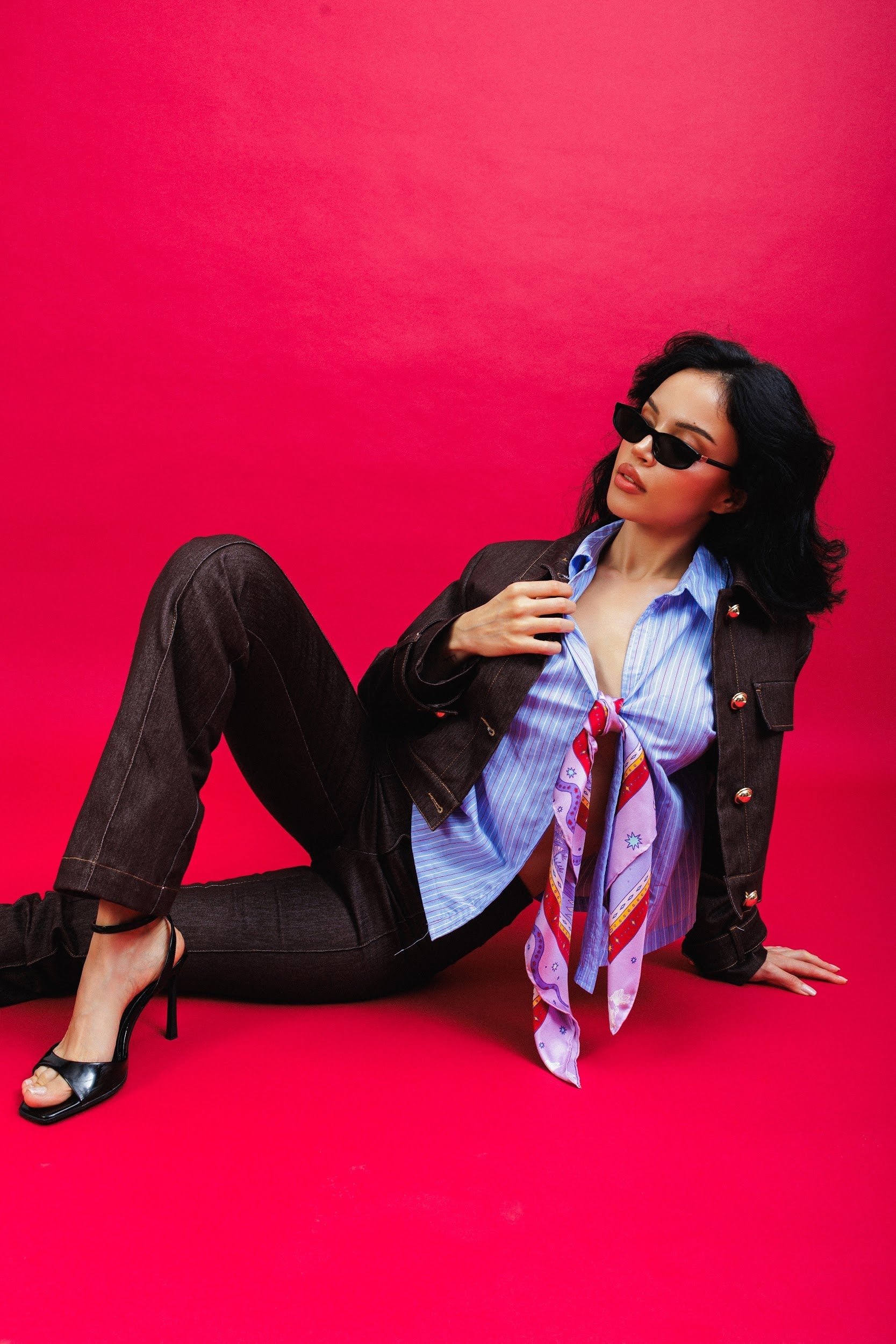 Keepers Of The Night | Square Silk Scarf