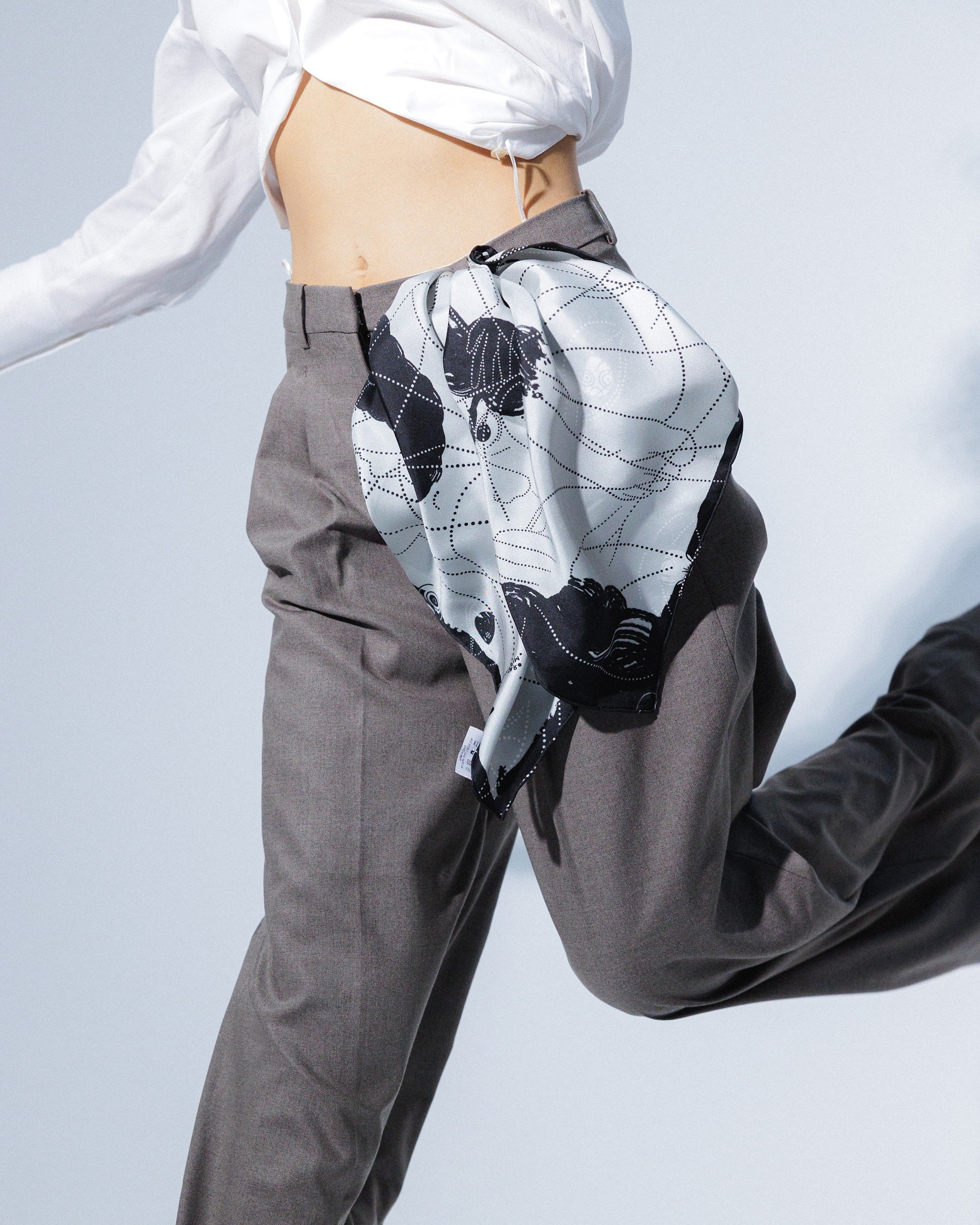 Look For Me | Square Silk Scarf