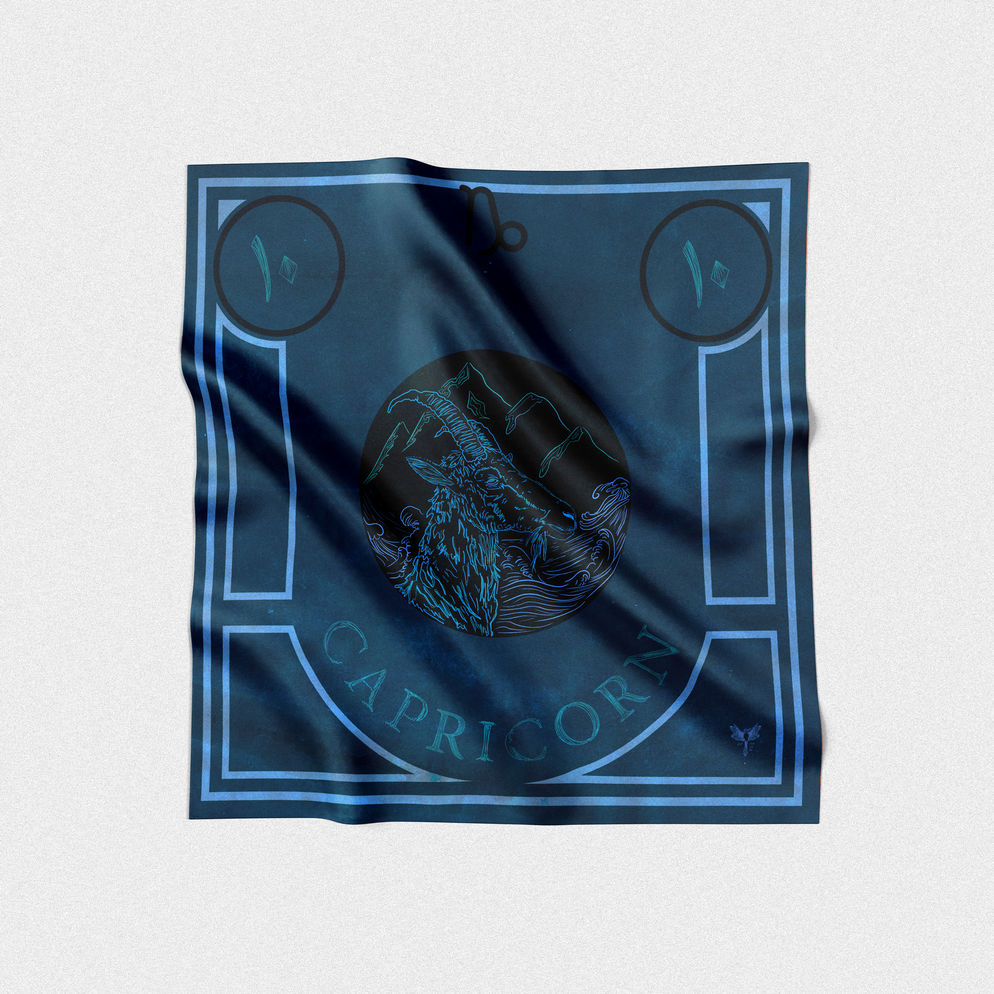 Capricorn | Square Silk Scarf