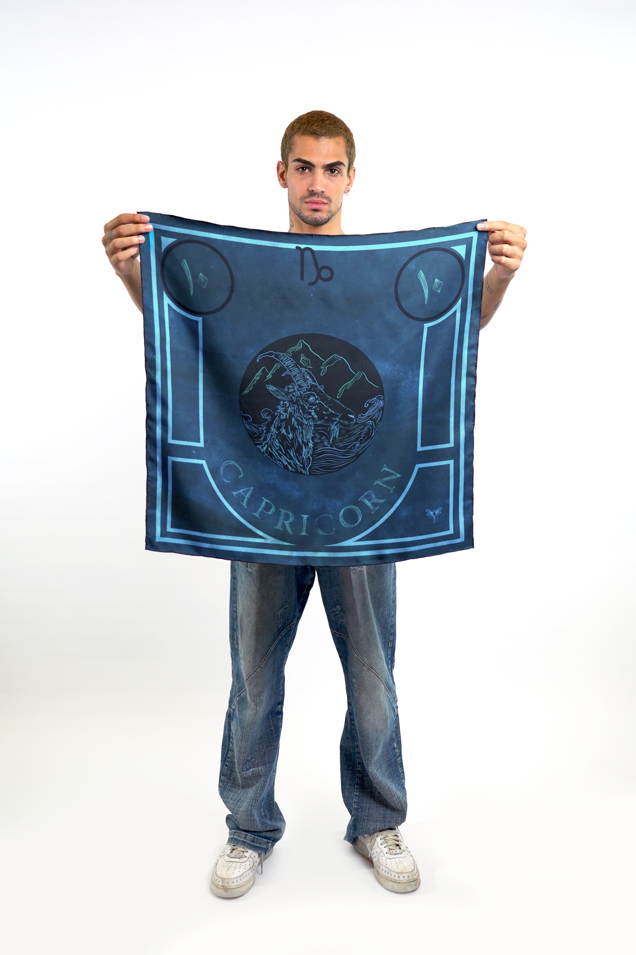 Capricorn | Square Silk Scarf