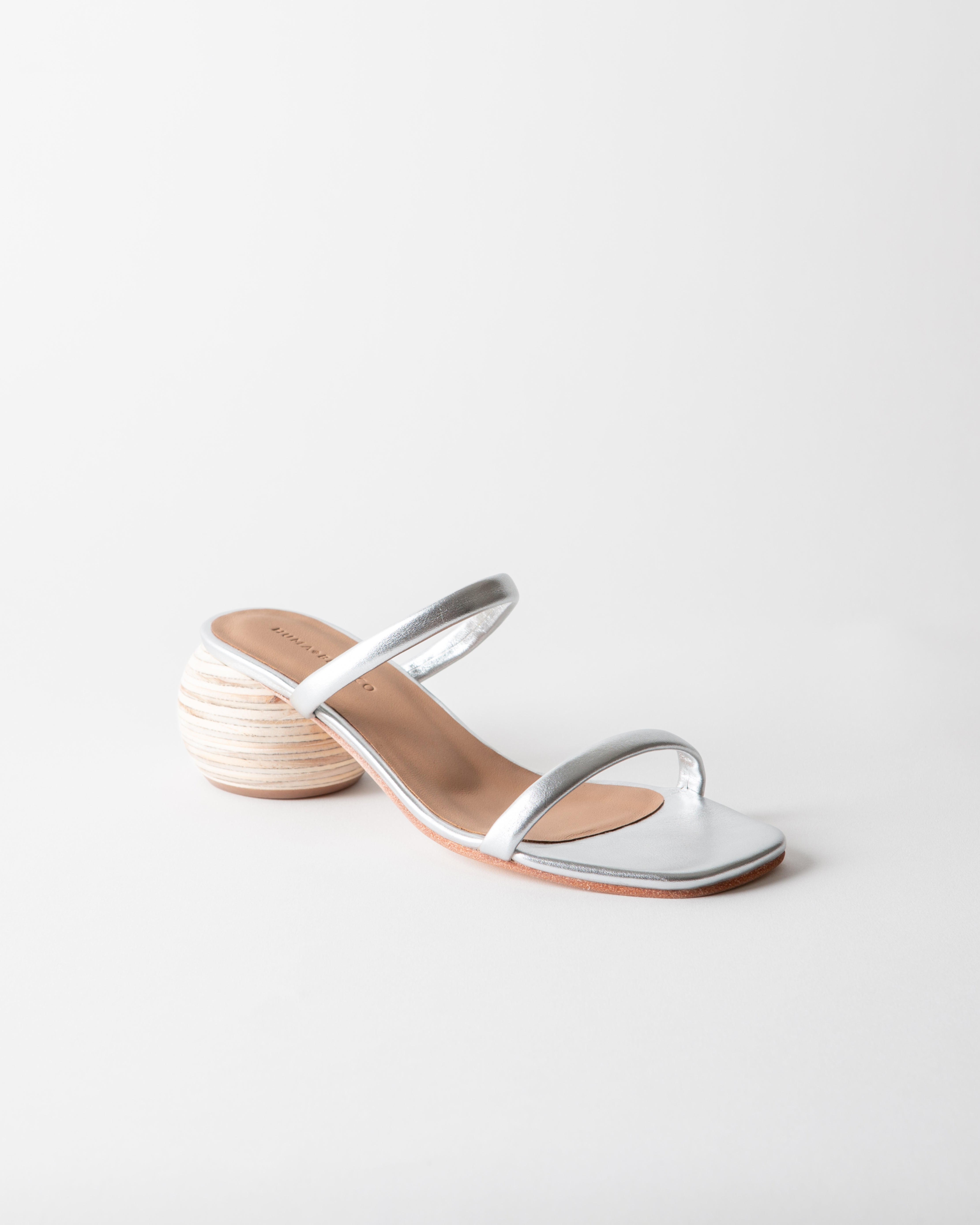 Chachi Heeled Sandal - Silver