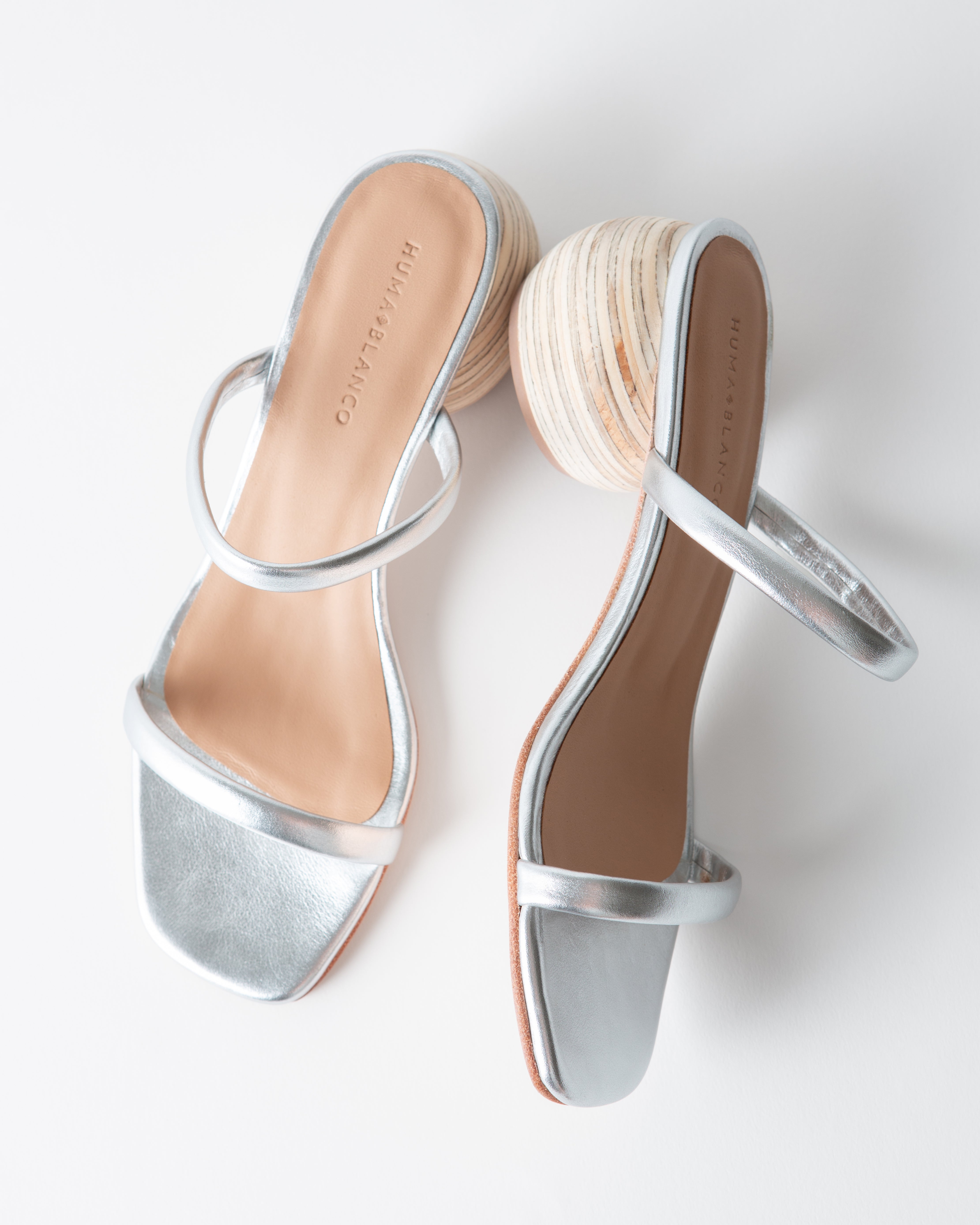 Chachi Heeled Sandal - Silver