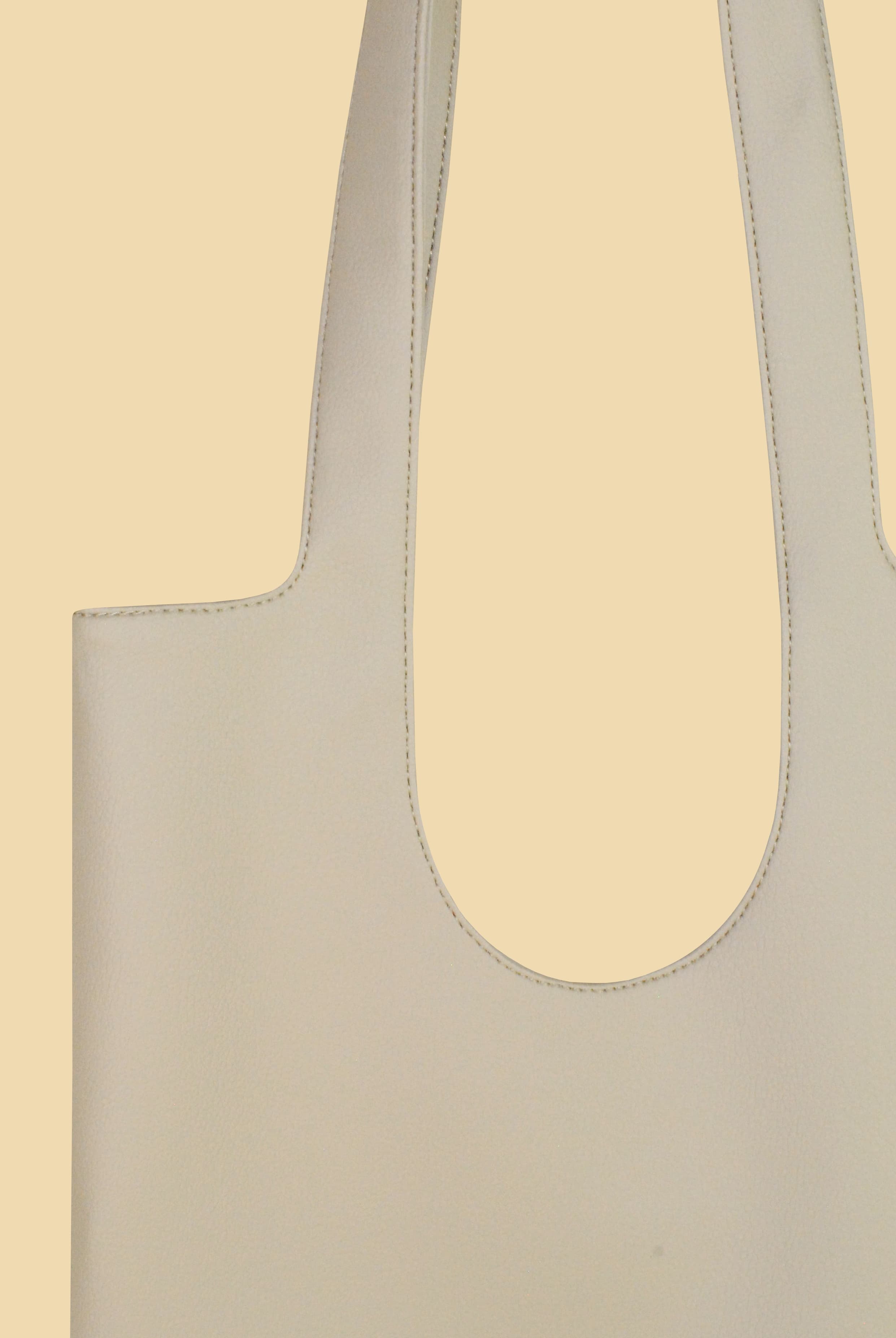 Dolores Square Tote - Beige