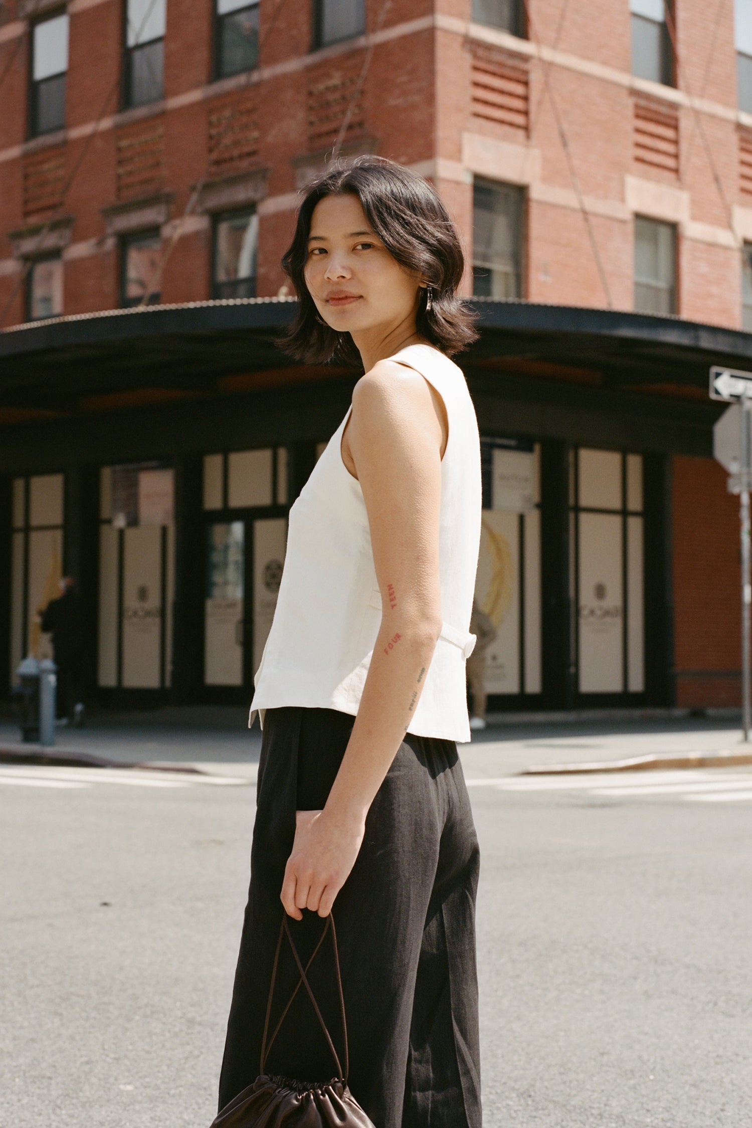 Kate Linen and Silk Waistcoat