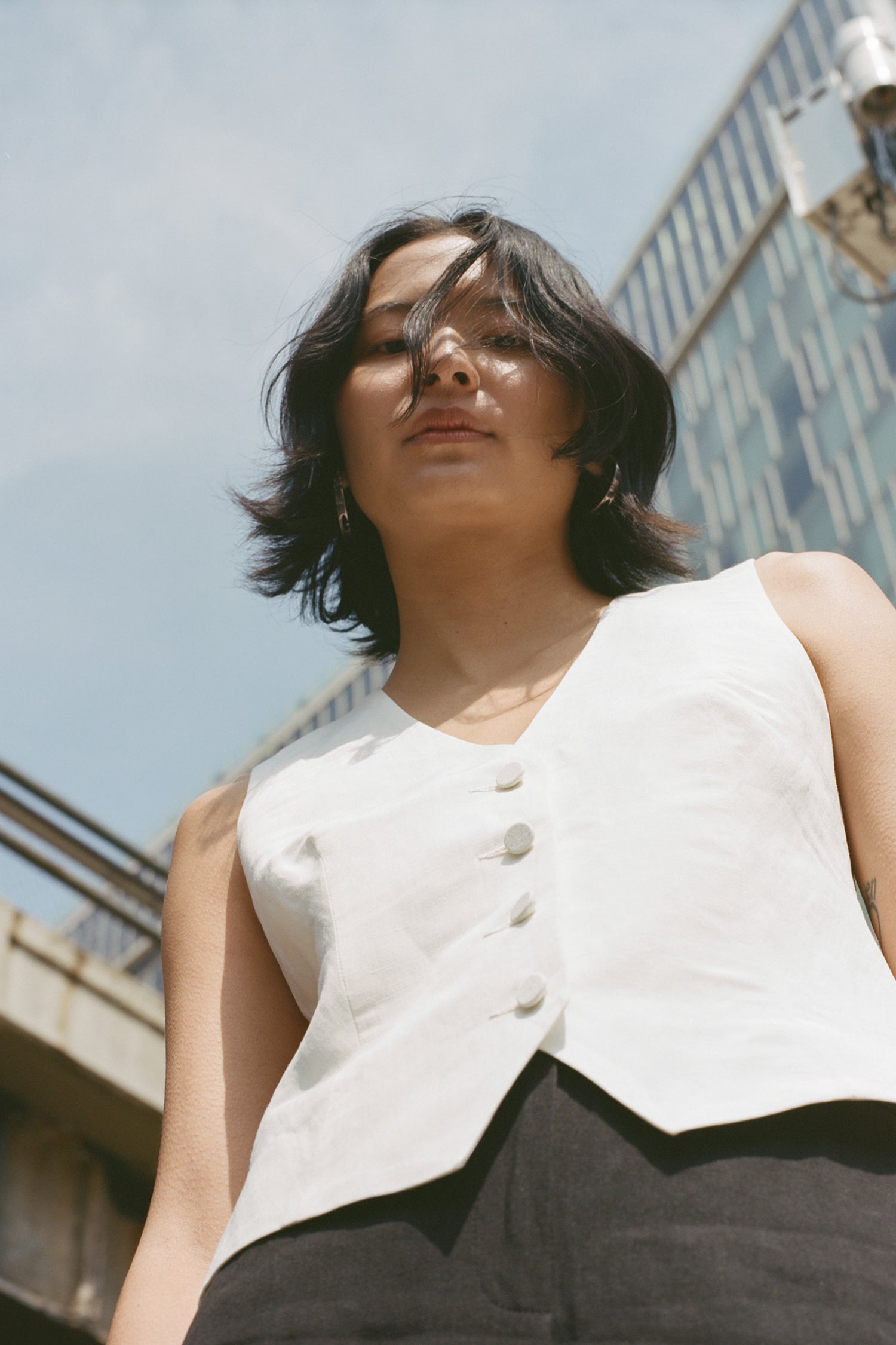 Kate Linen and Silk Waistcoat