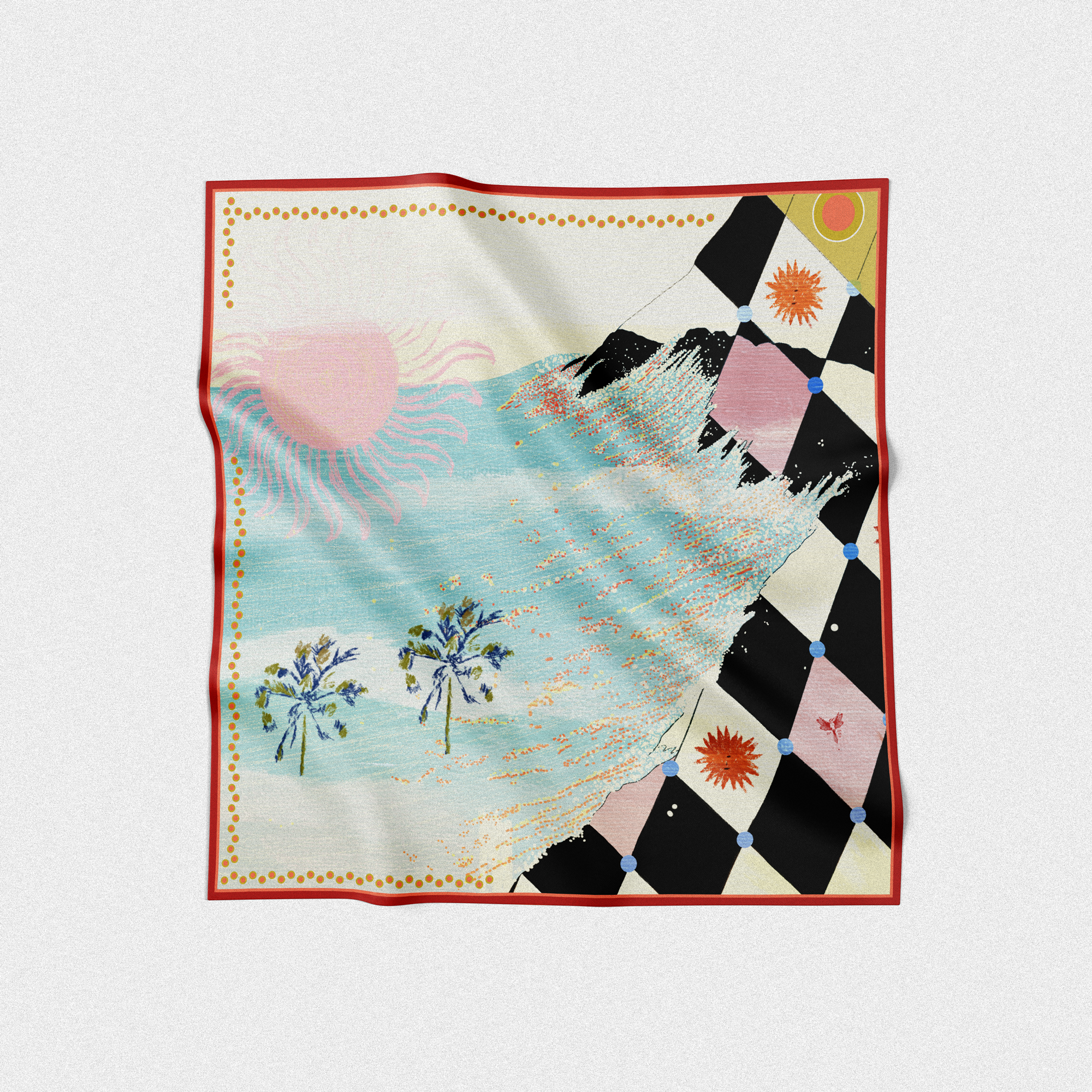 Farniente | Square Cotton Scarf