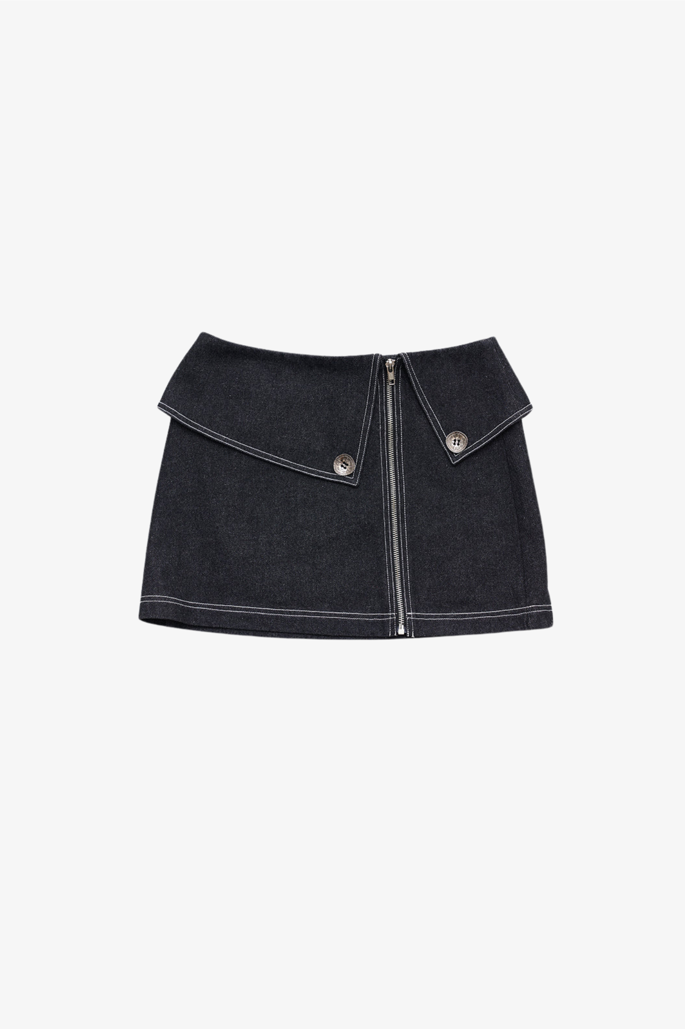 The Jackie Skirt in a white background. 100% made from sustainable materials.