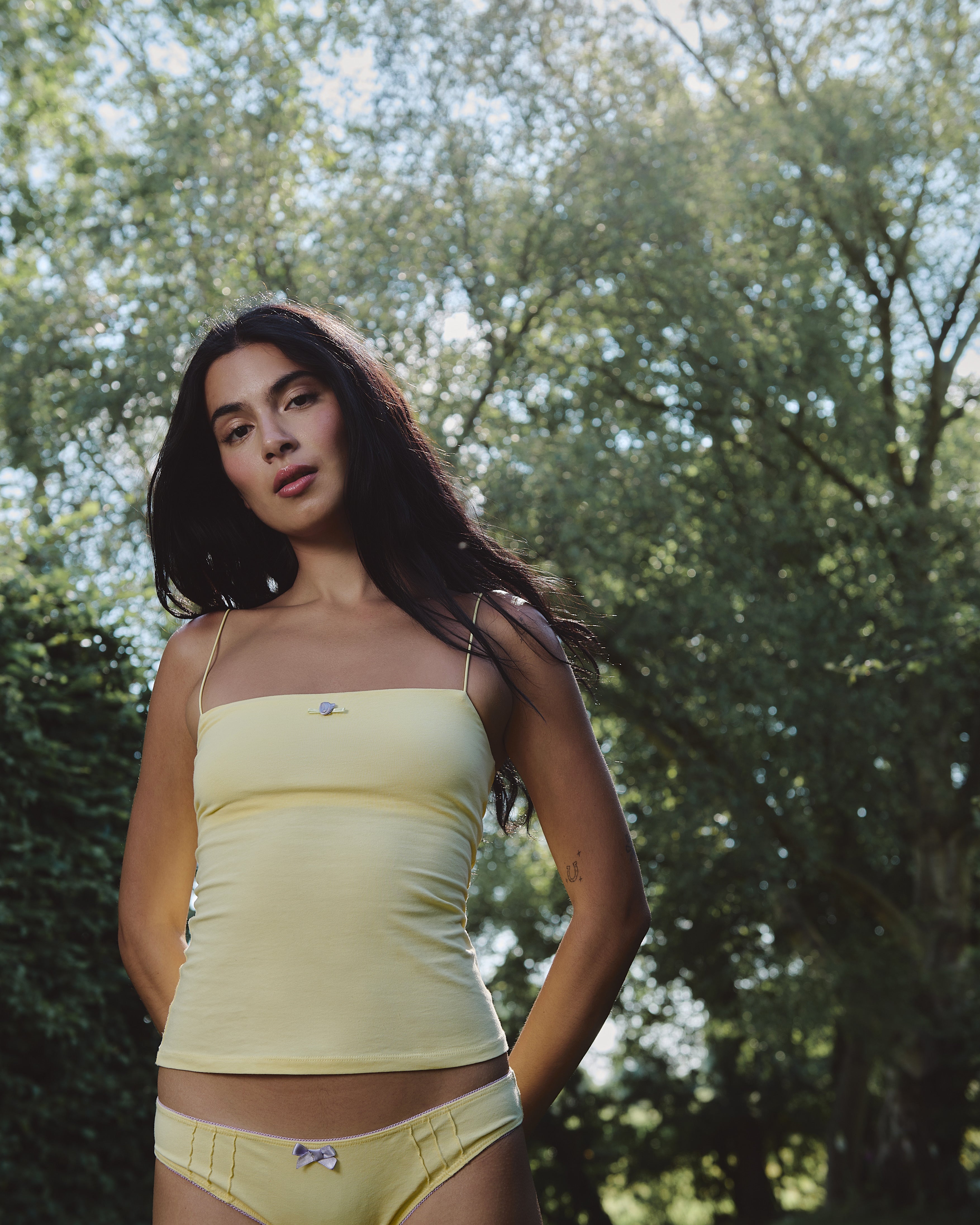 Chloe Tank in Daffodil