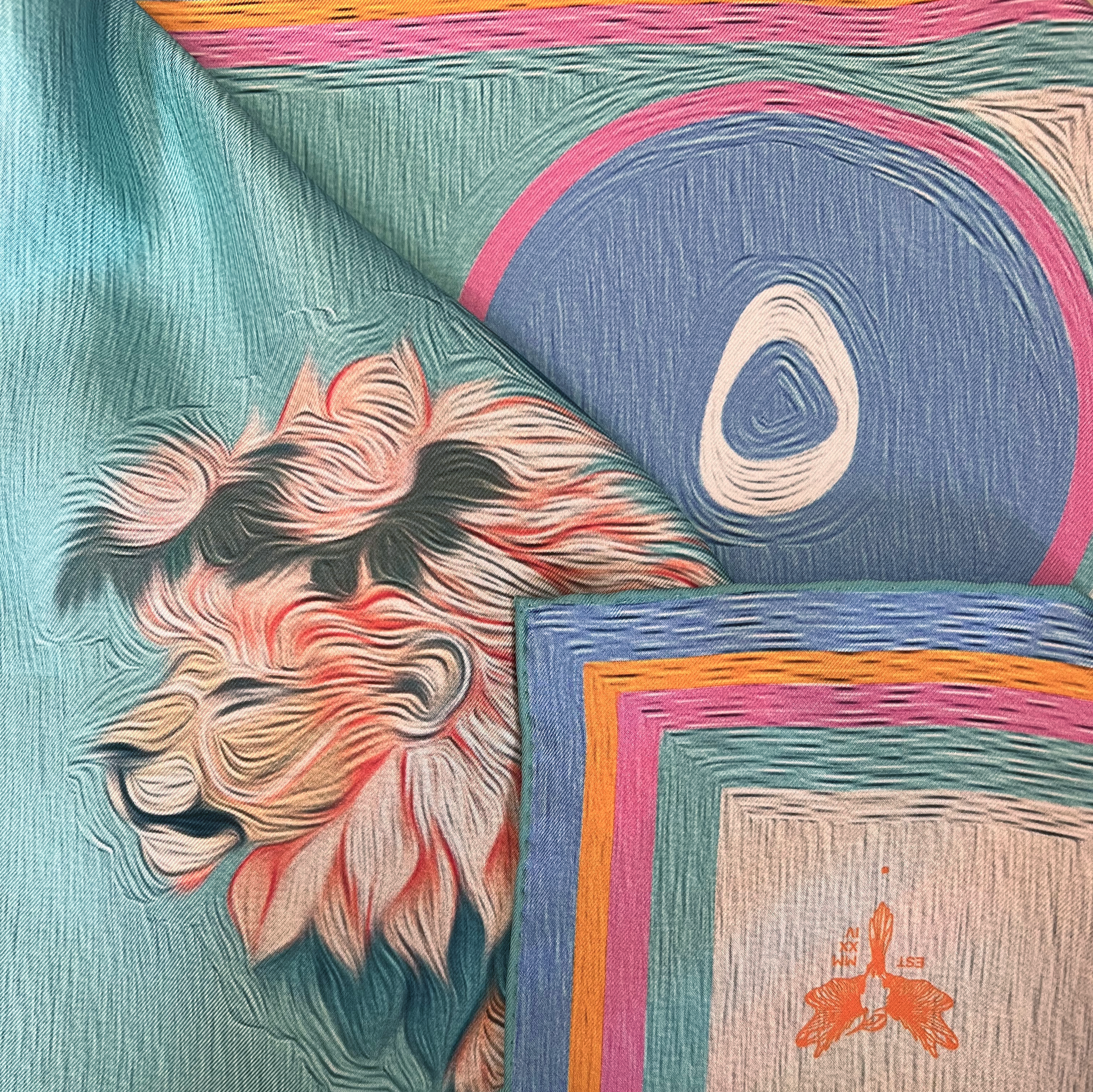 Leo | Square Silk Scarf