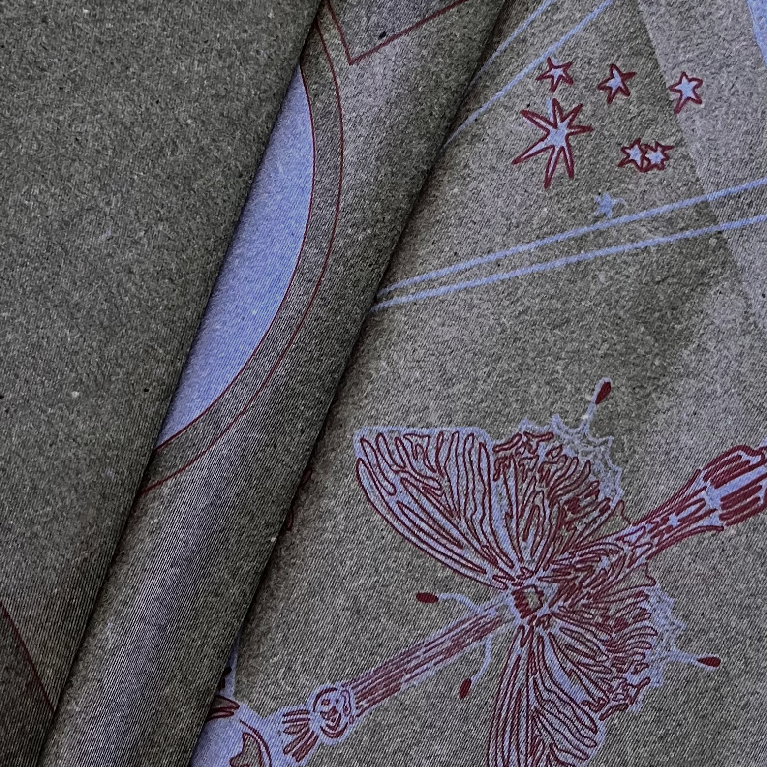 Libra | Square Silk Scarf