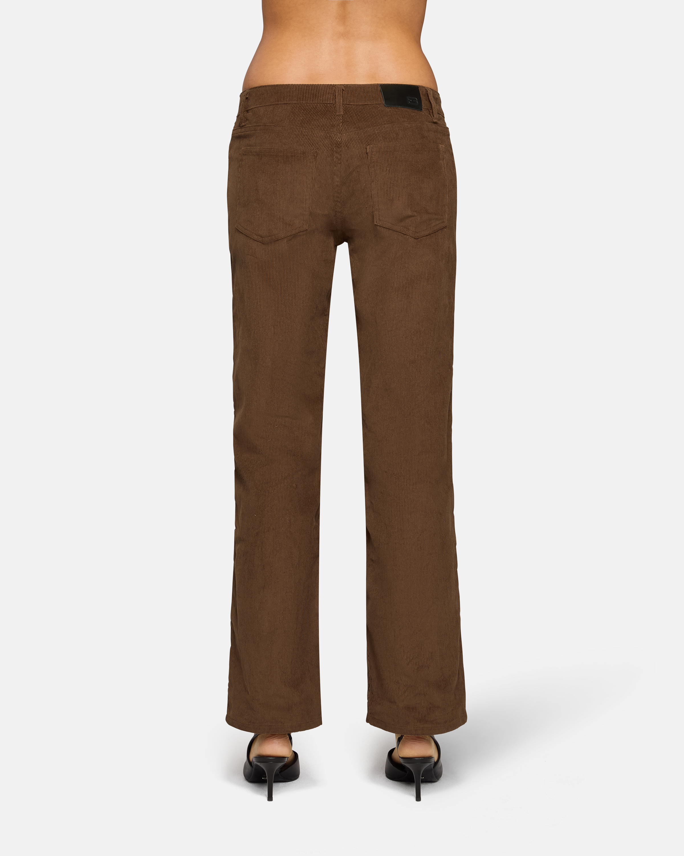 Low Rise Baggy Chocolate Corduroy