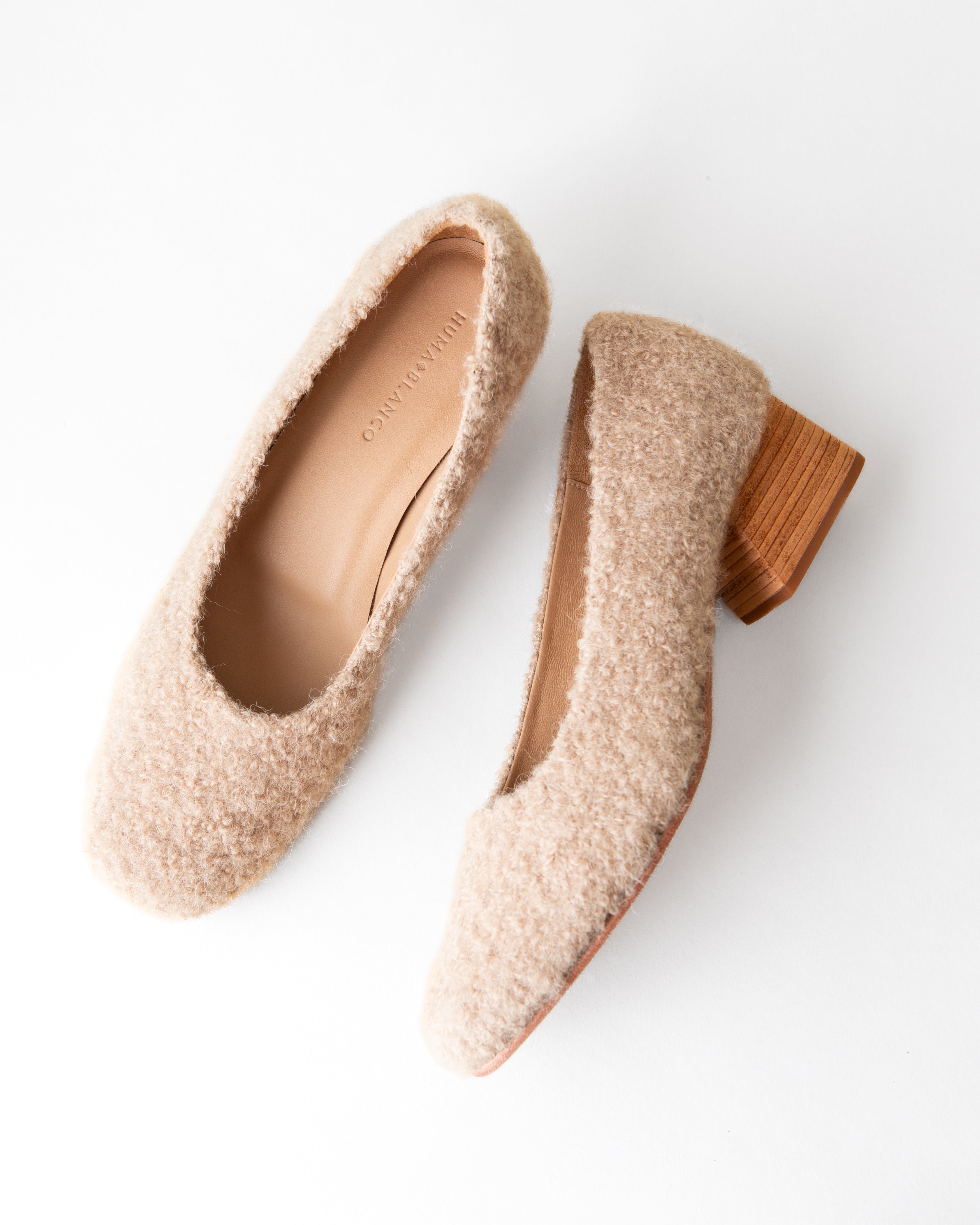 Luisa Low Heel - Oatmeal Alpaca