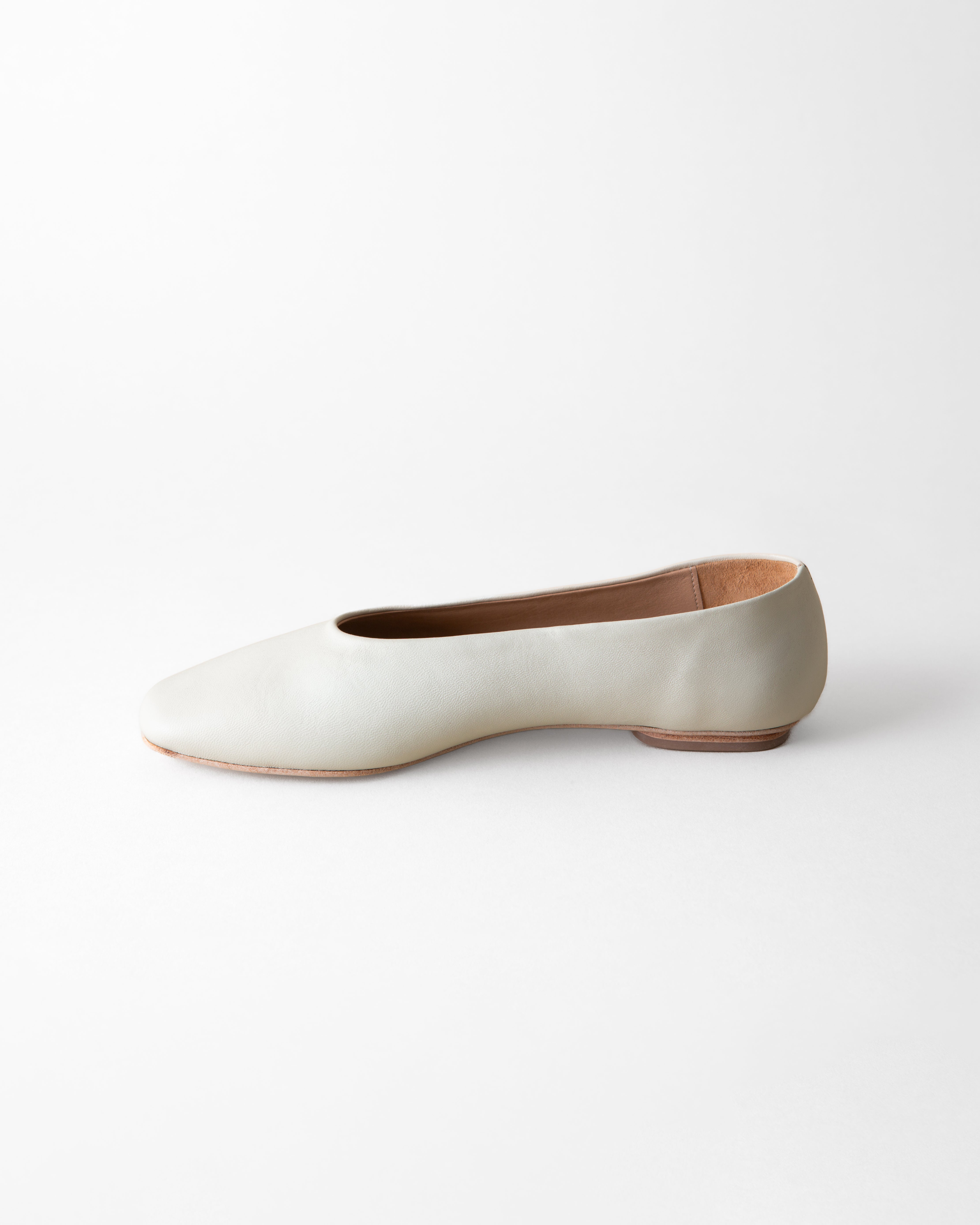 Margaux Ballet Flat - Bone Nappa