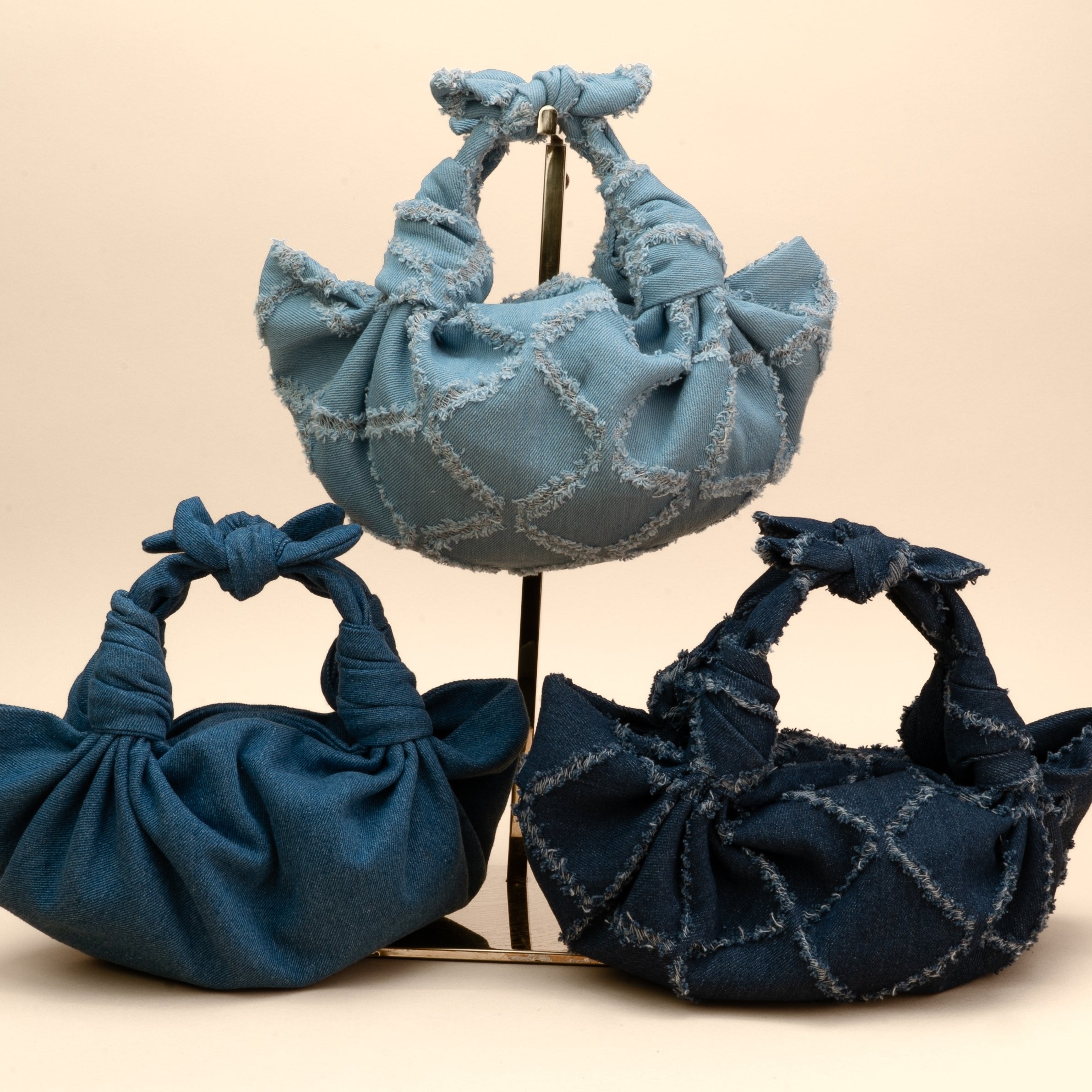 Denim Knot Bag