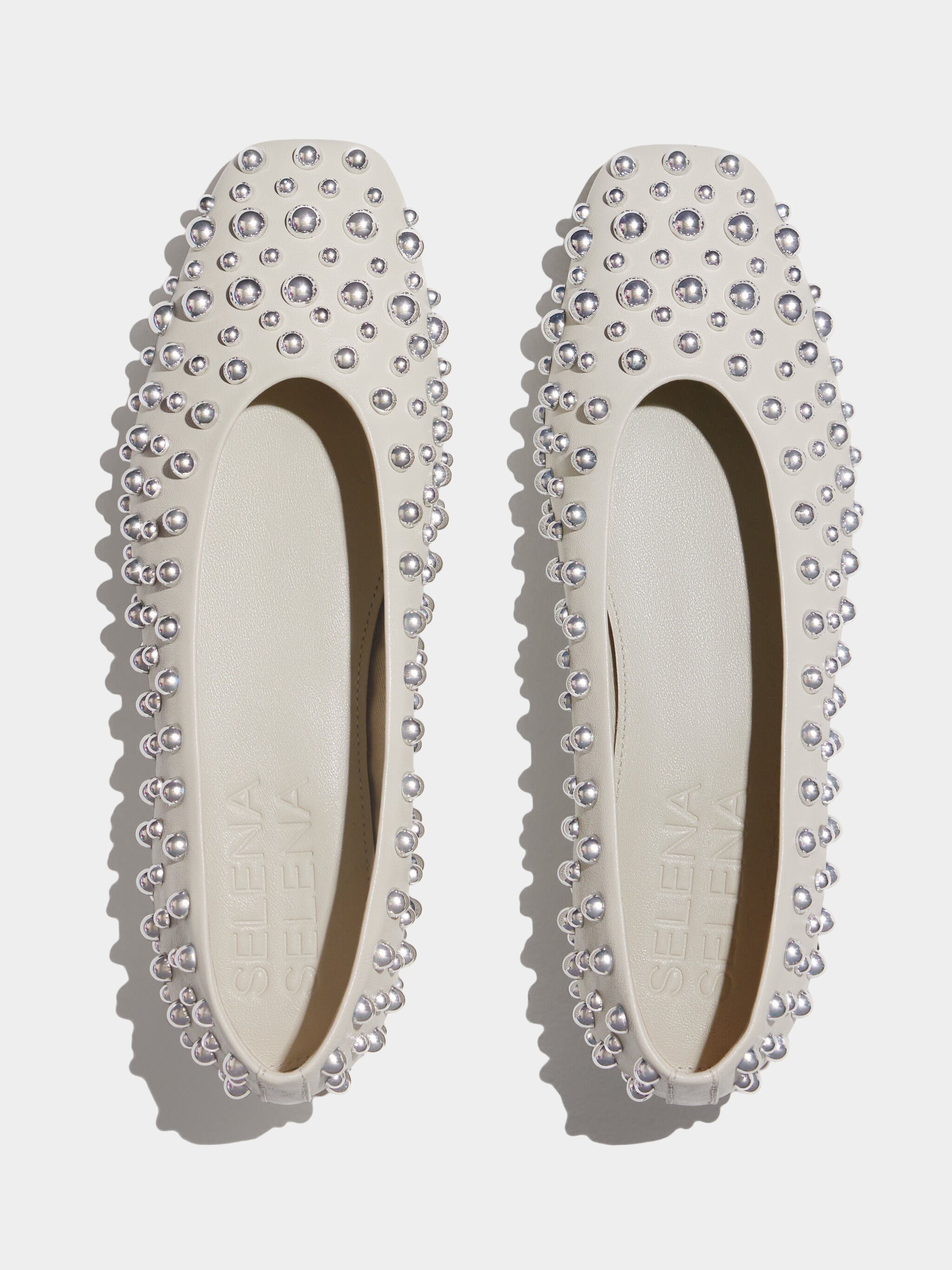 The Lover Ballet Flat in Bone