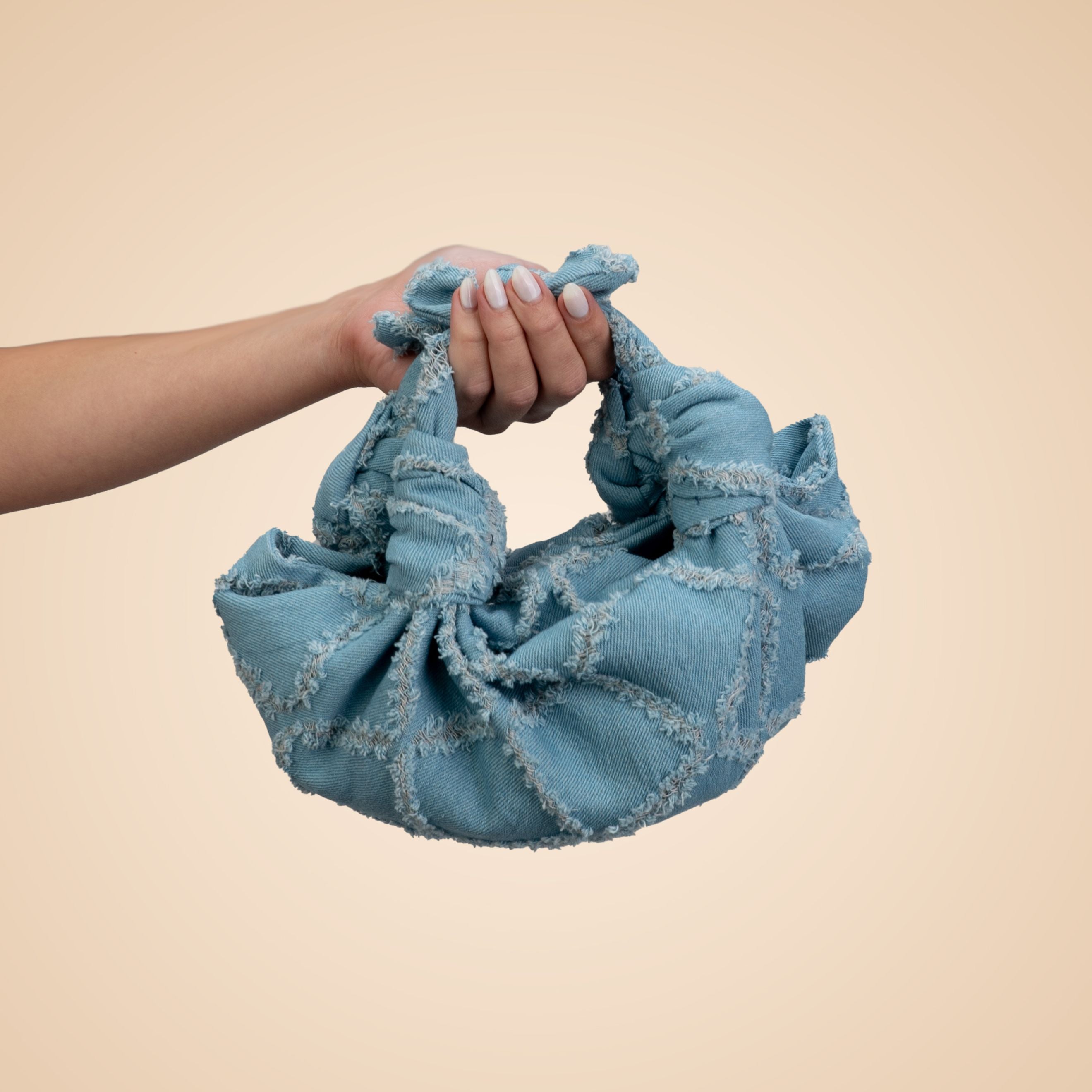 Denim Knot Bag