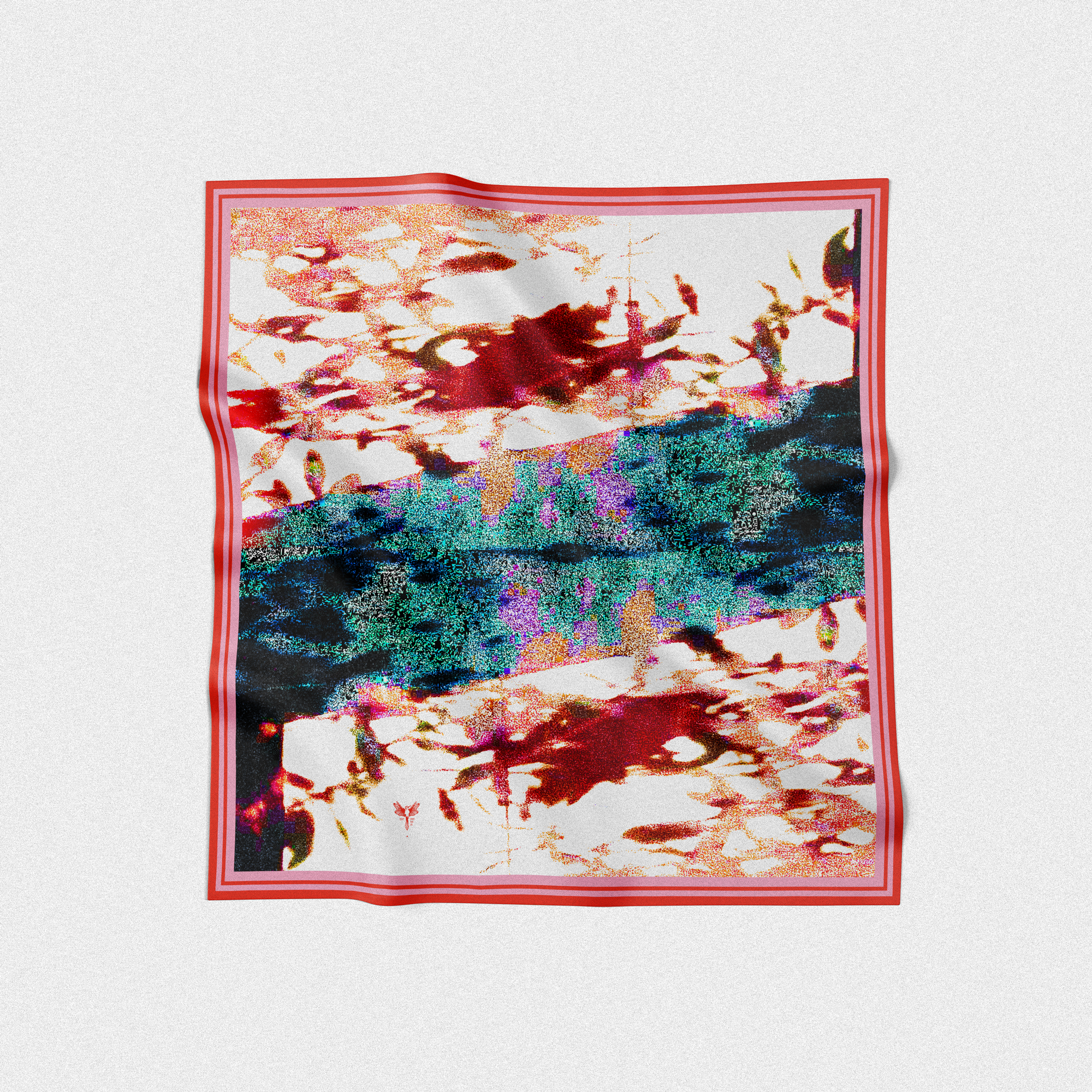 Shadows | Square Silk Scarf
