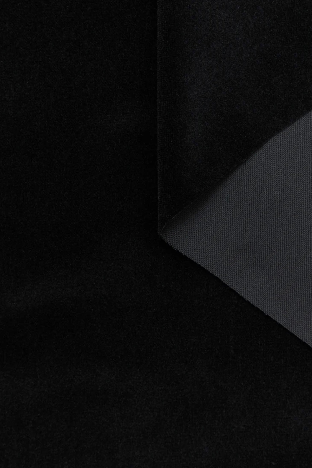 Jackie Black Cotton Velvet Dress