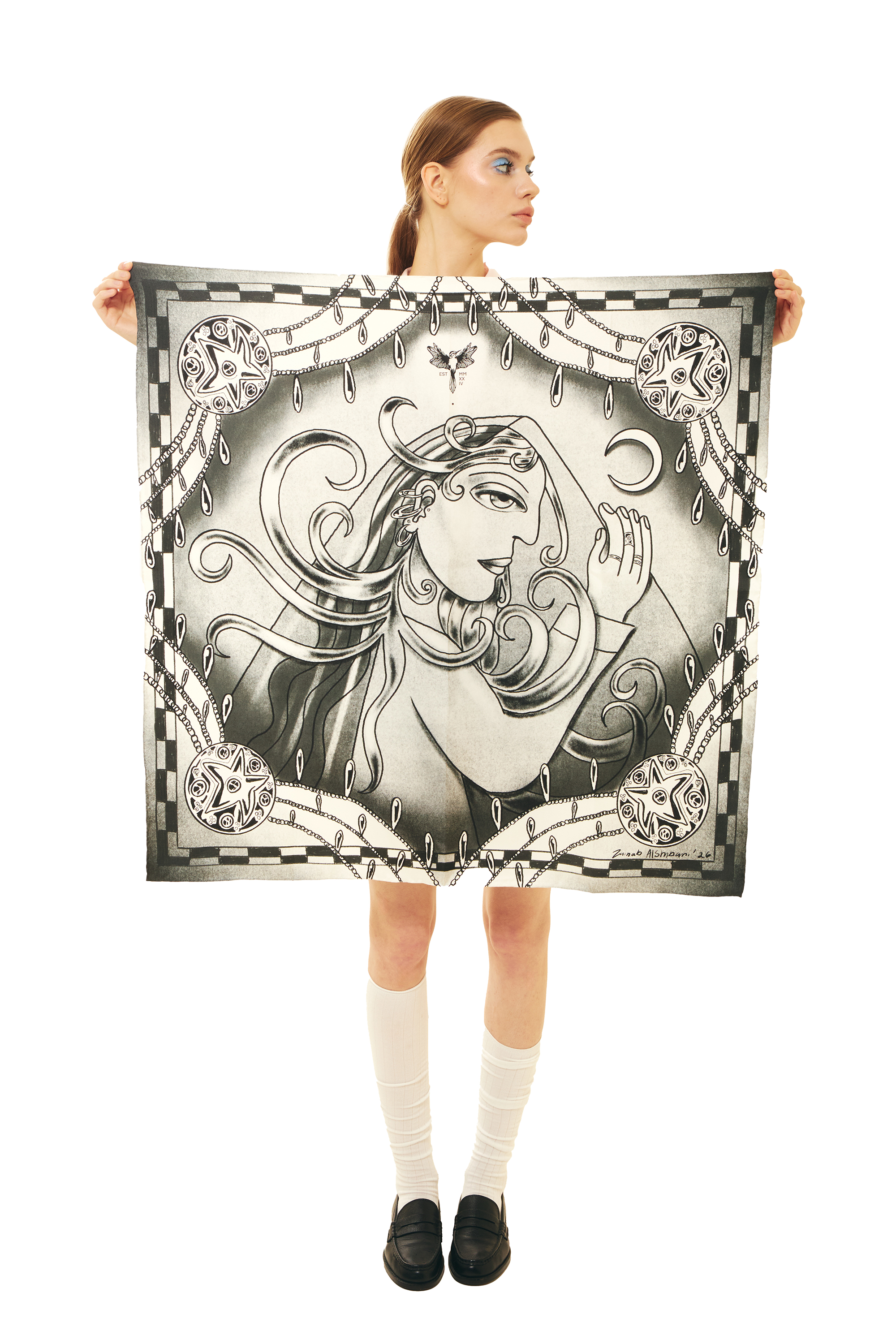 Resurgence | Square Silk Scarf