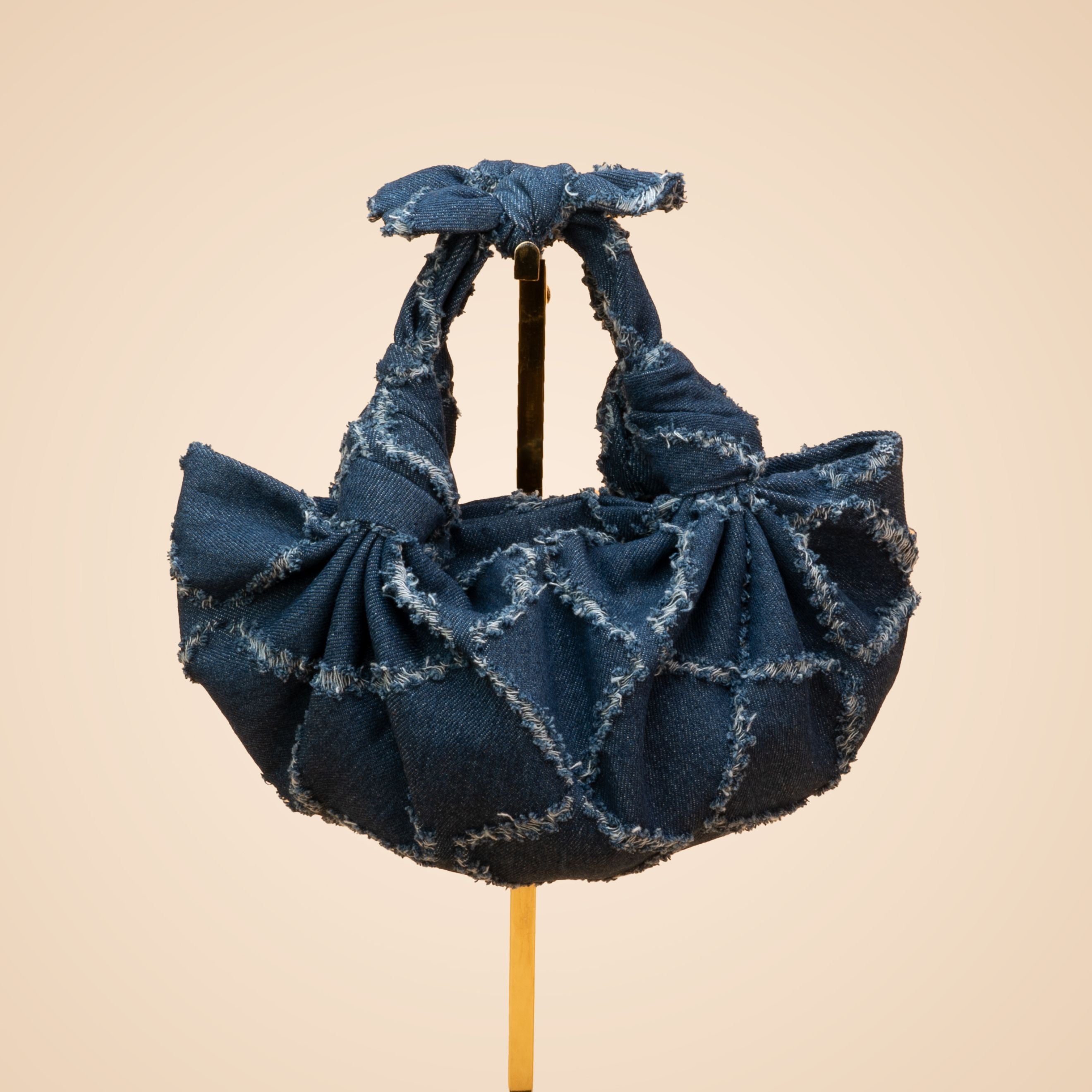 Denim Knot Bag