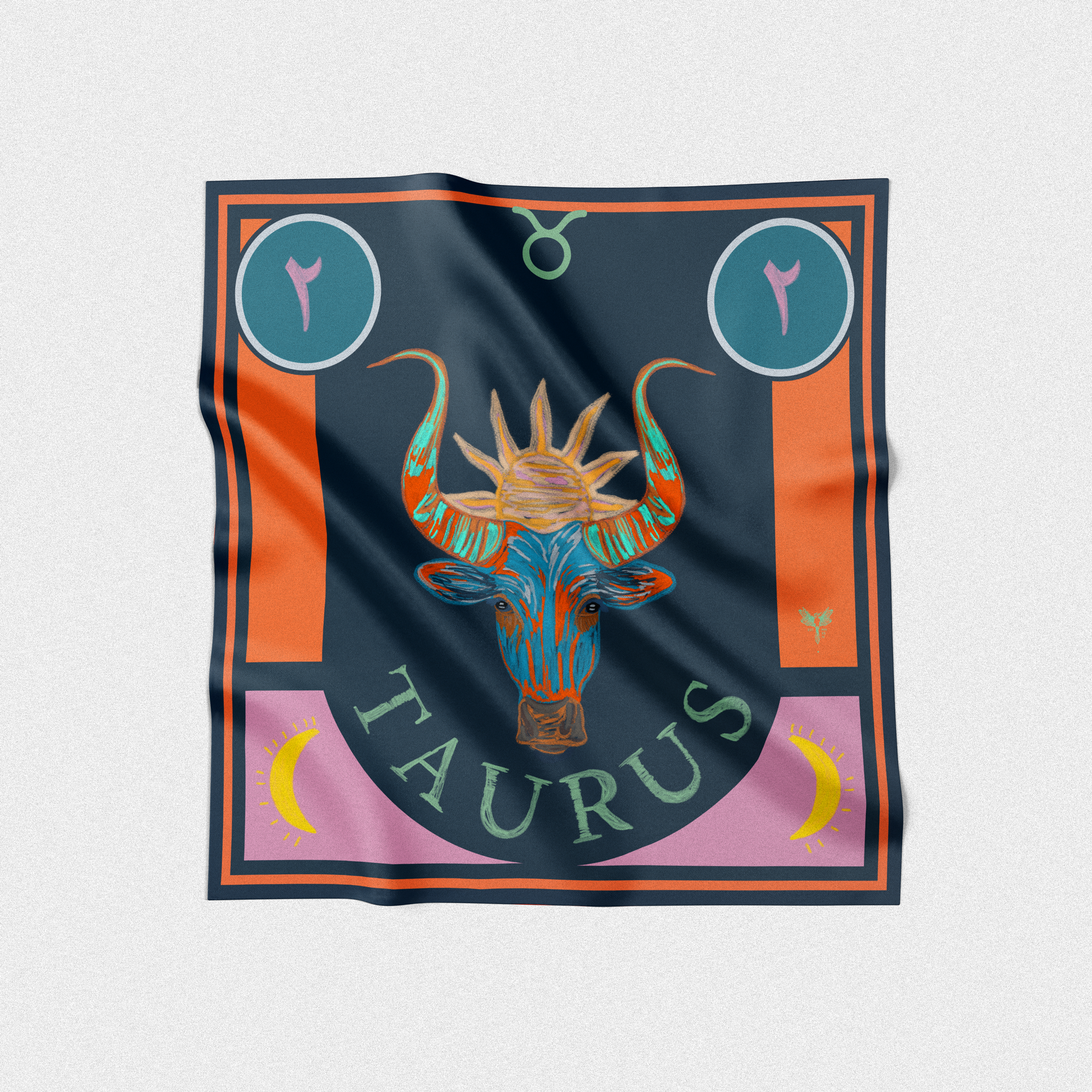 Taurus | Square Silk Scarf