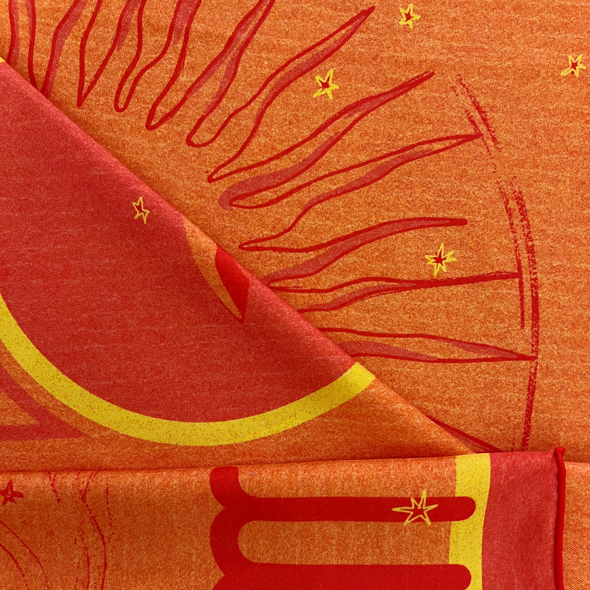 Virgo | Square Silk Scarf