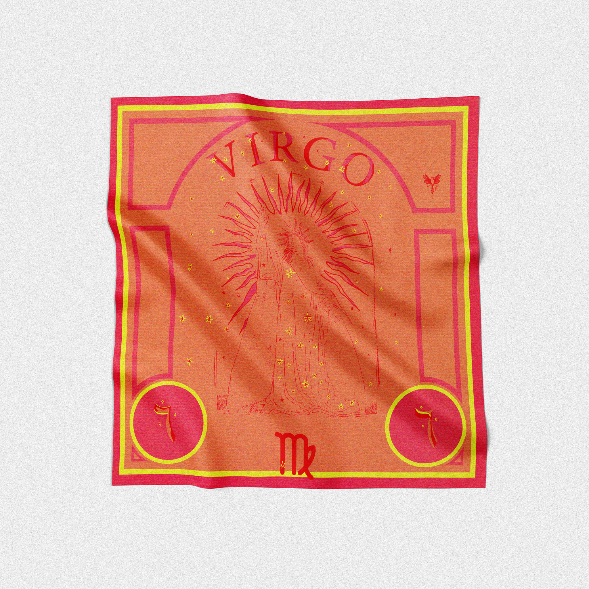 Virgo | Square Silk Scarf