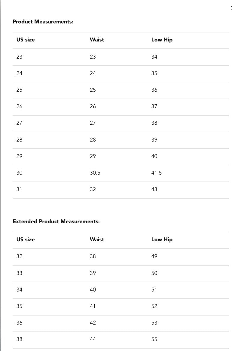 Size Guide