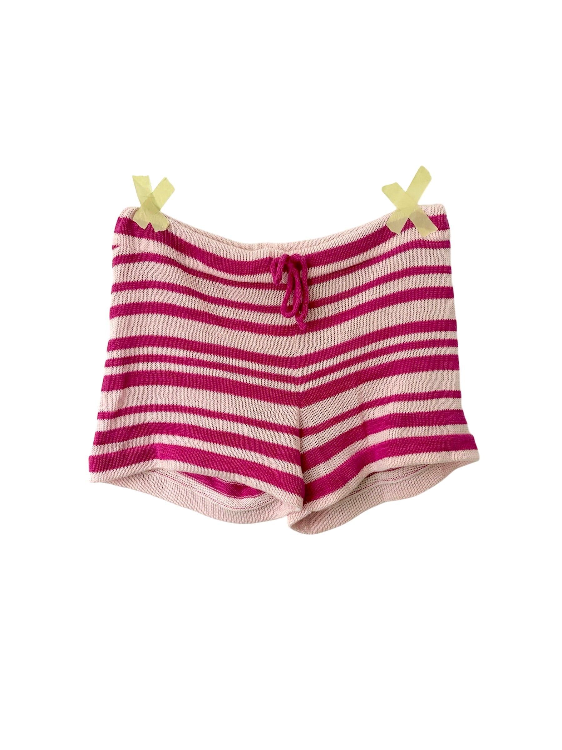 Knit Shorts - Blue / Green