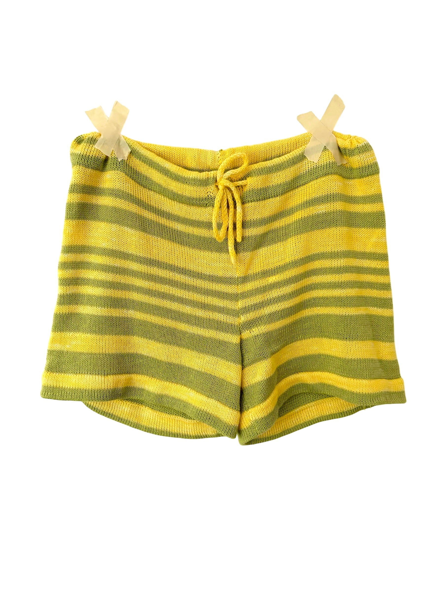 Knit Shorts - Pink / Hot Pink