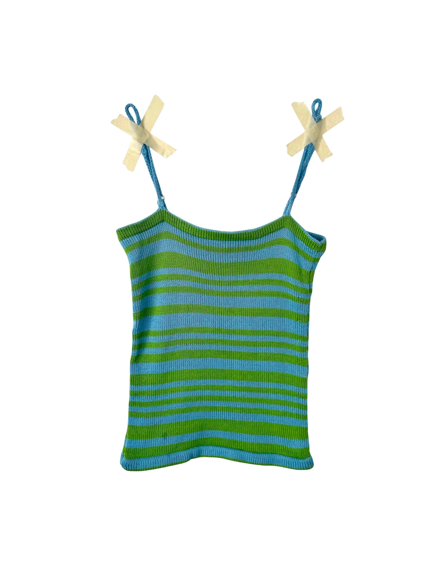 Spaghetti Strap Tank - Pink / Hot Pink