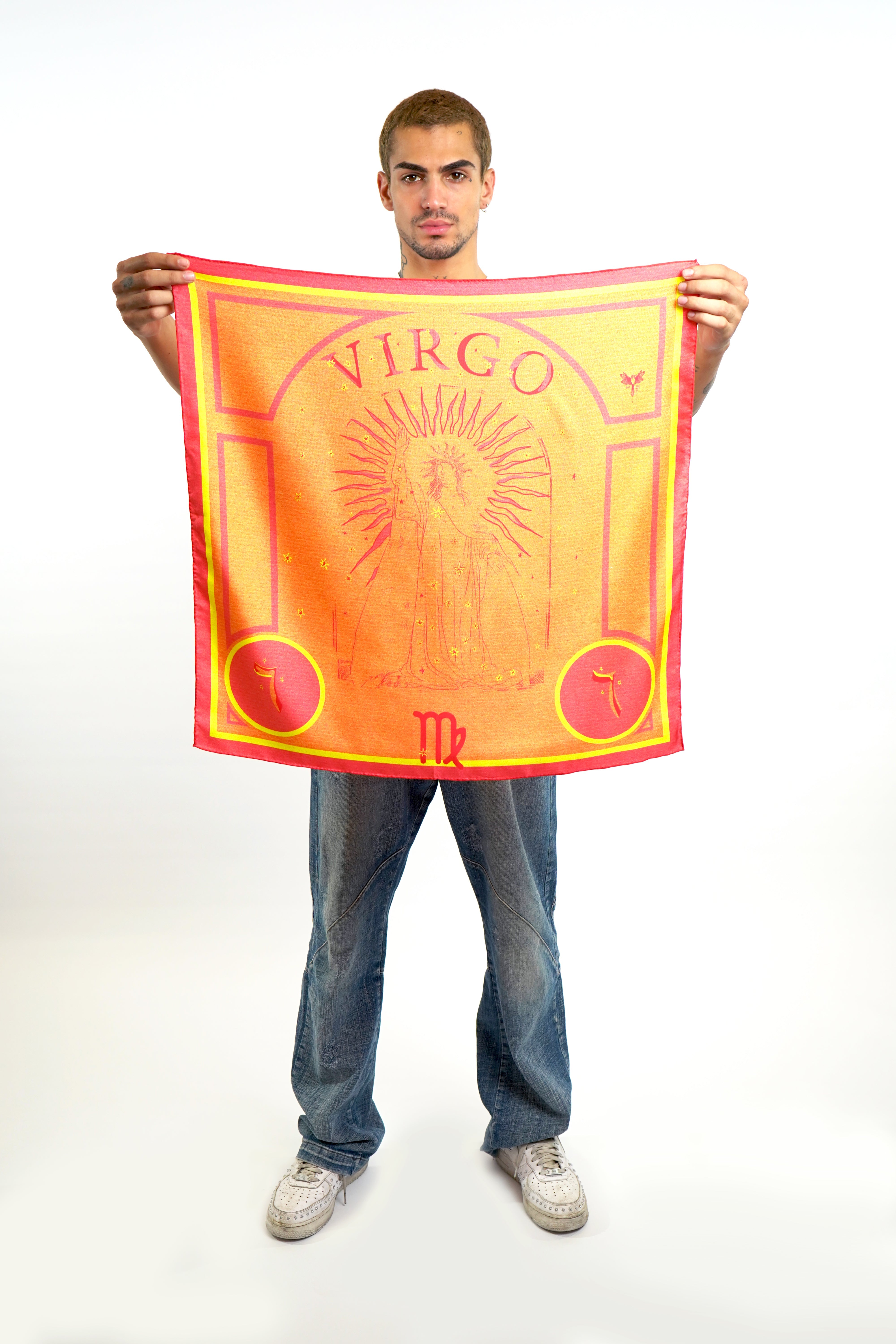 Virgo | Square Silk Scarf