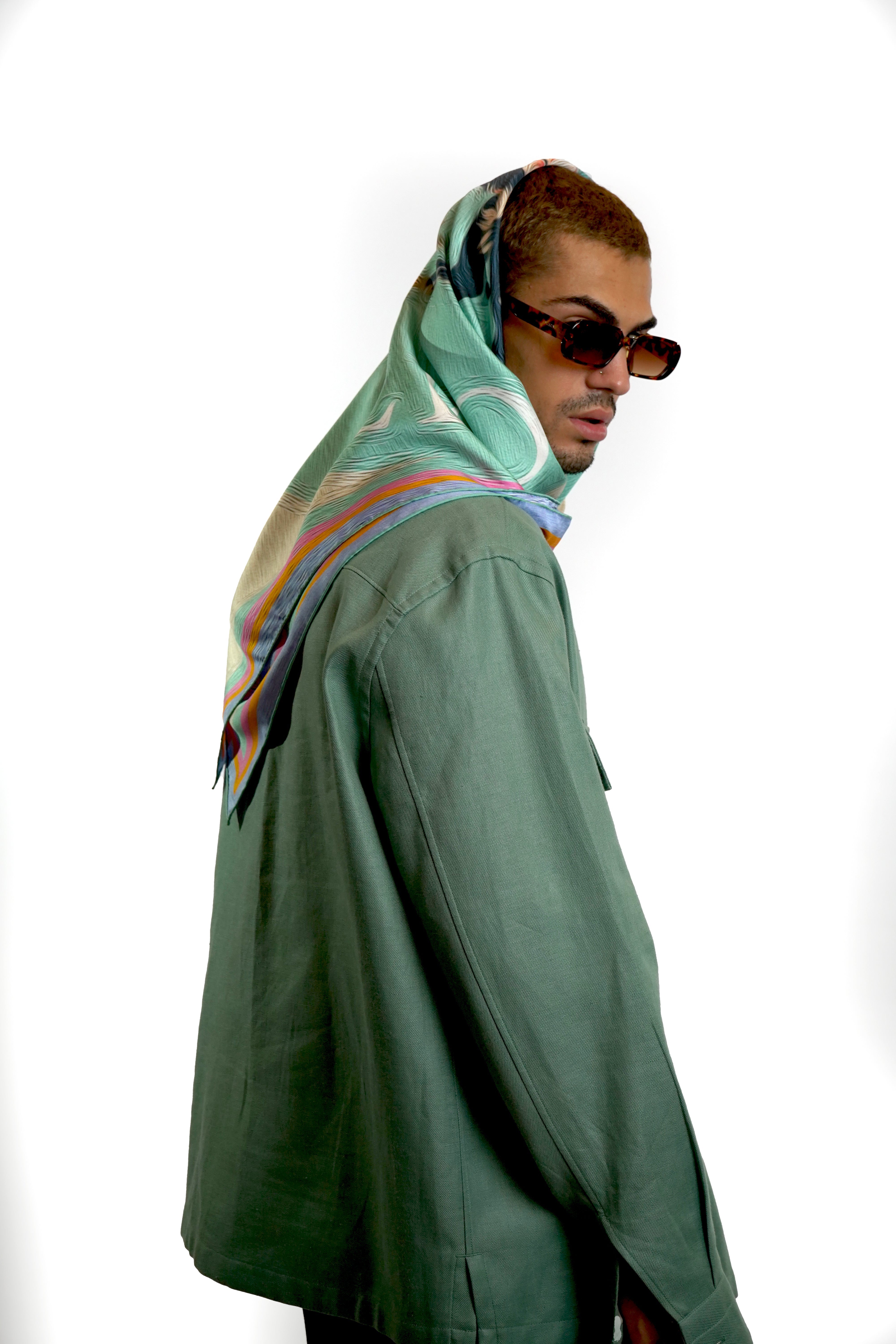 Leo | Square Silk Scarf