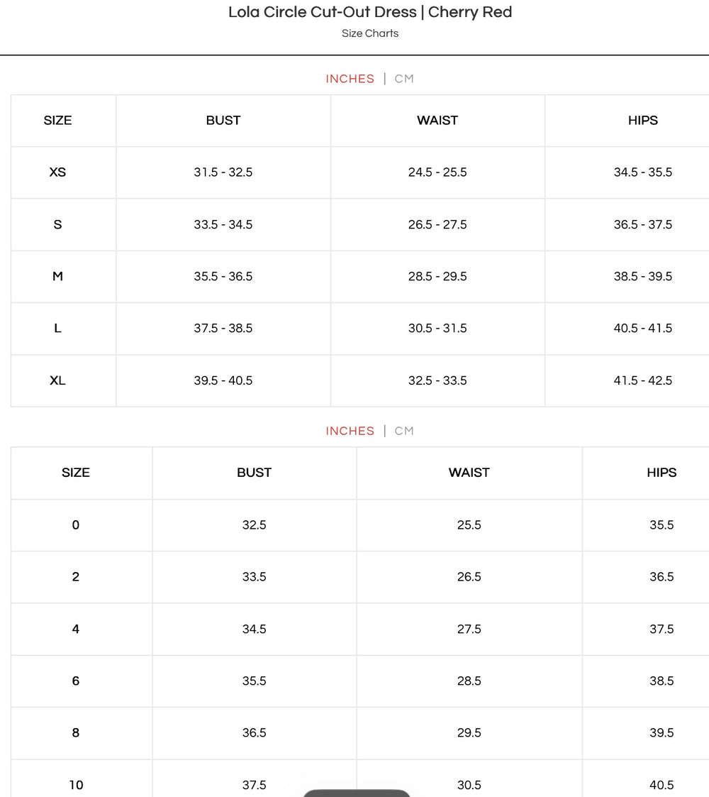 Size Guide
