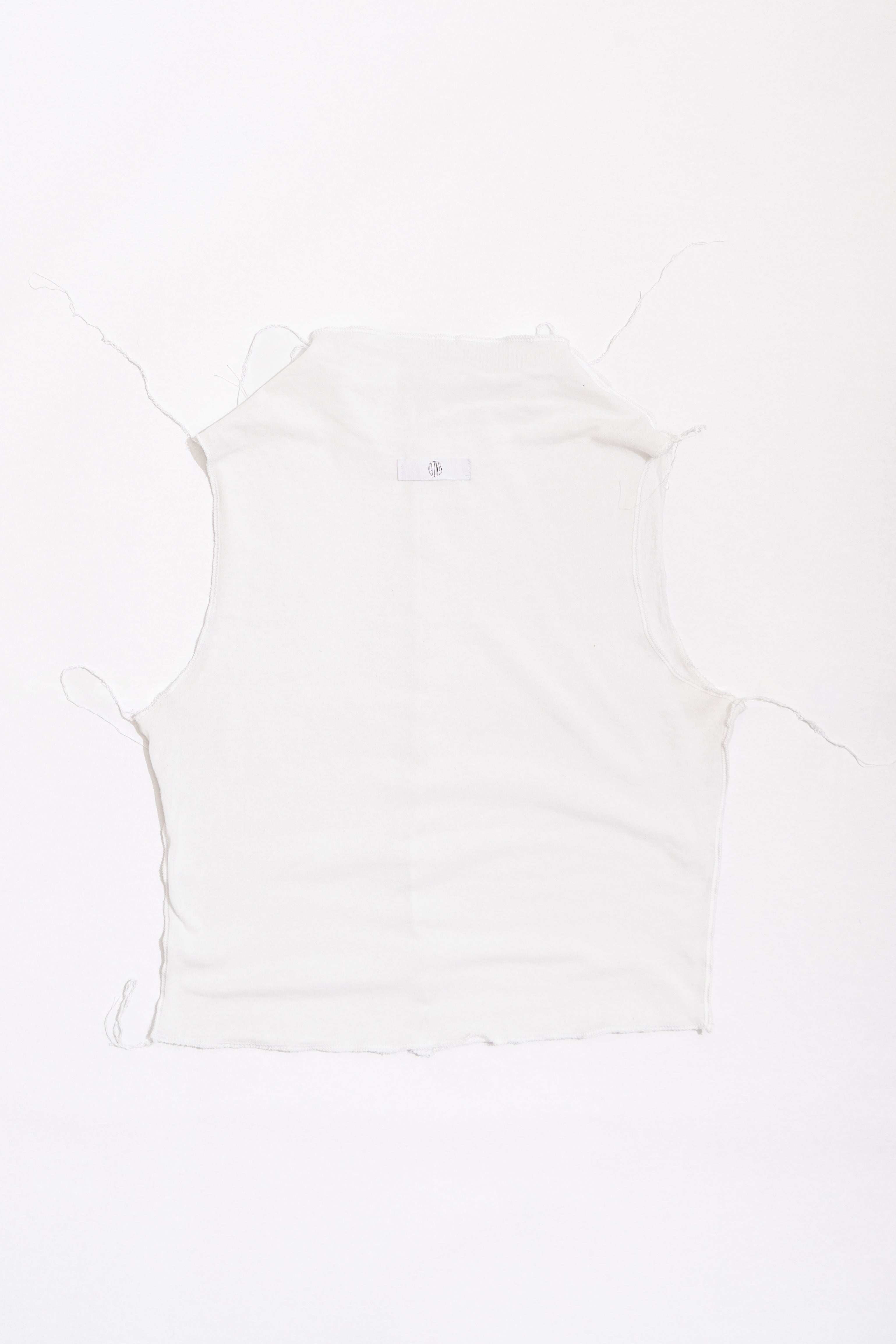 Drape Neck Top - White