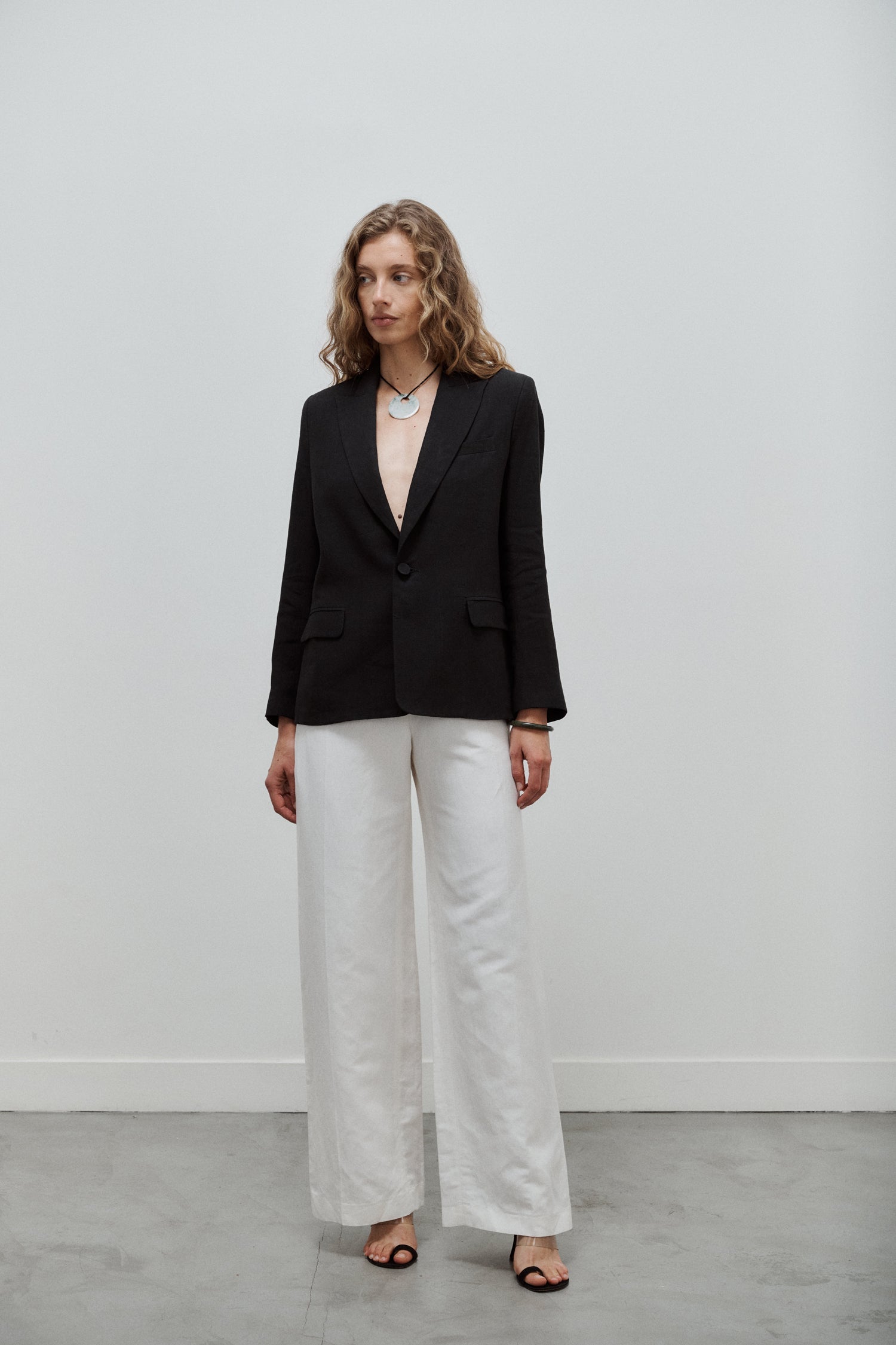 Lauren Linen Canvas Blazer