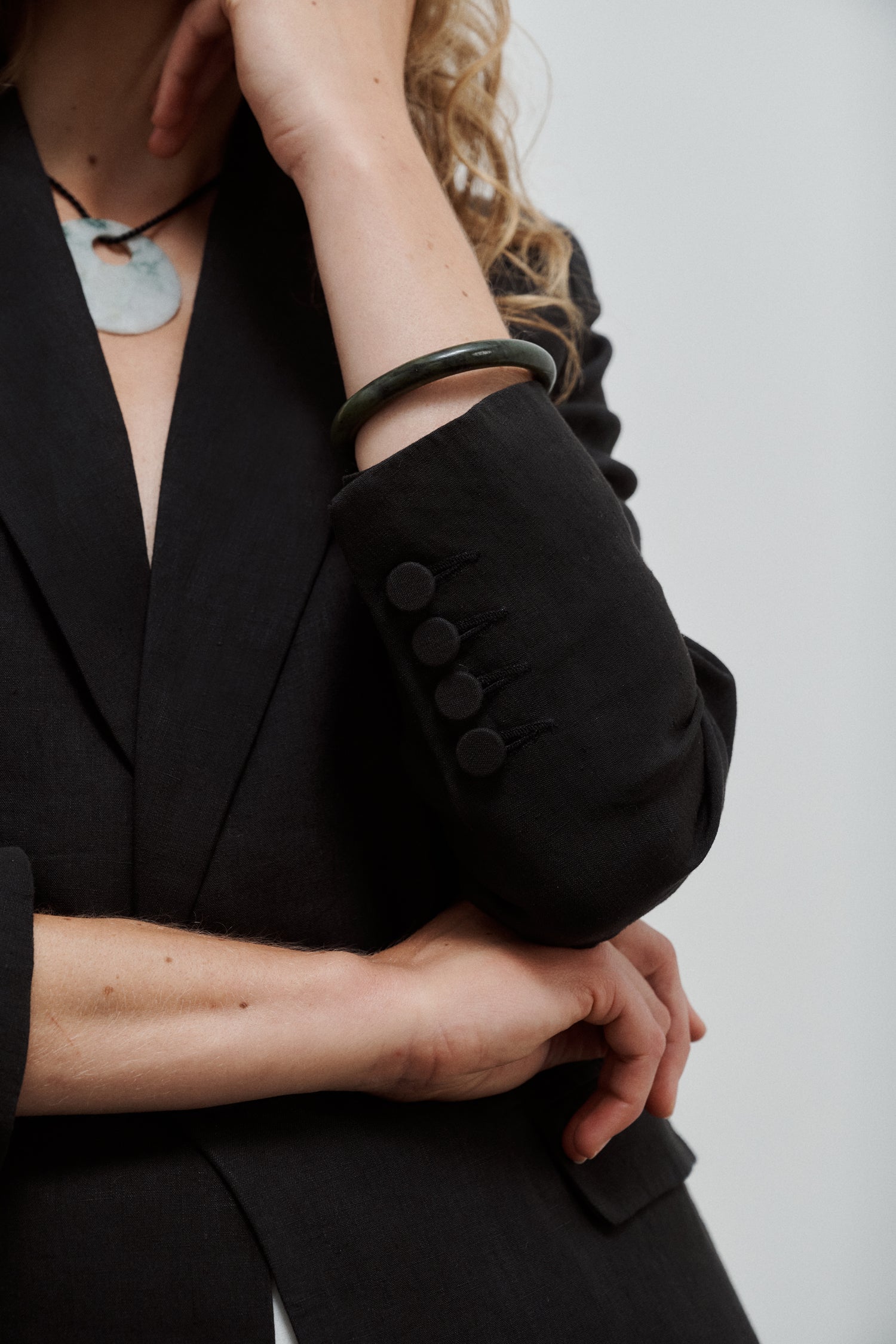 Lauren Linen Canvas Blazer