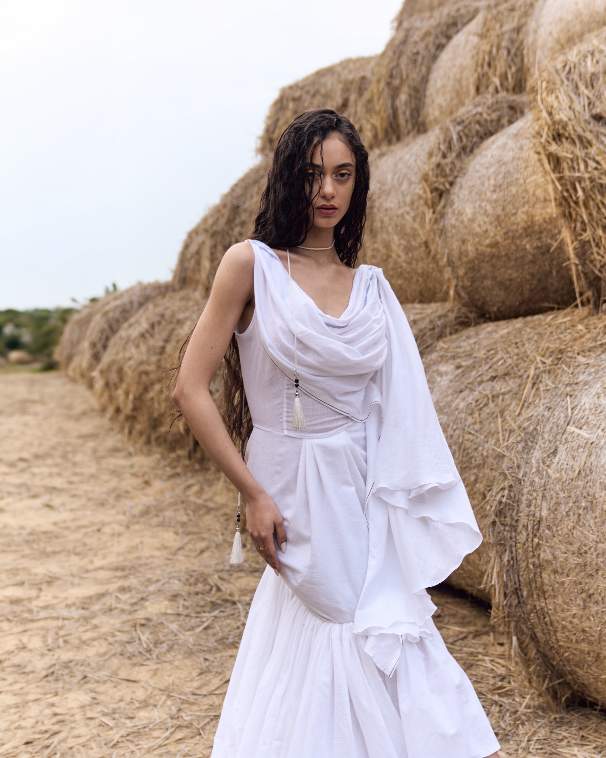 Handwoven Khadi Dhoti Dress