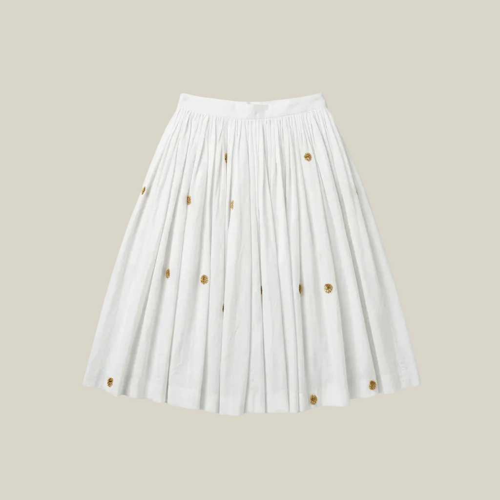 Handwoven Cotton Bijiya Kameez Skirt